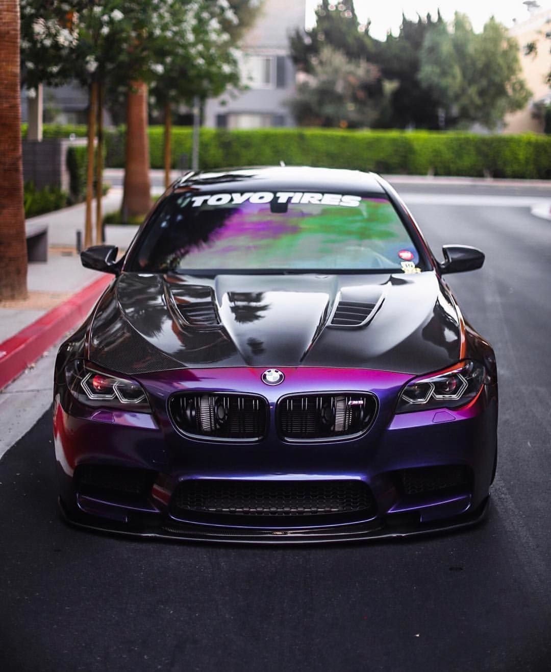 Wallpaper #_kV7jo4B7YBJg1BVlZzy40 BMW F10 M5 Wrapped in Avery Dennison Gloss Laminated Roaring Thunder