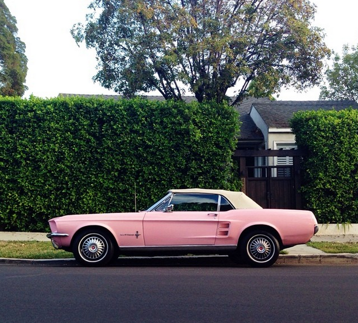 Wallpaper #41D04 Modified and Customized Pink Ford Mustang Stock Photo Alamy