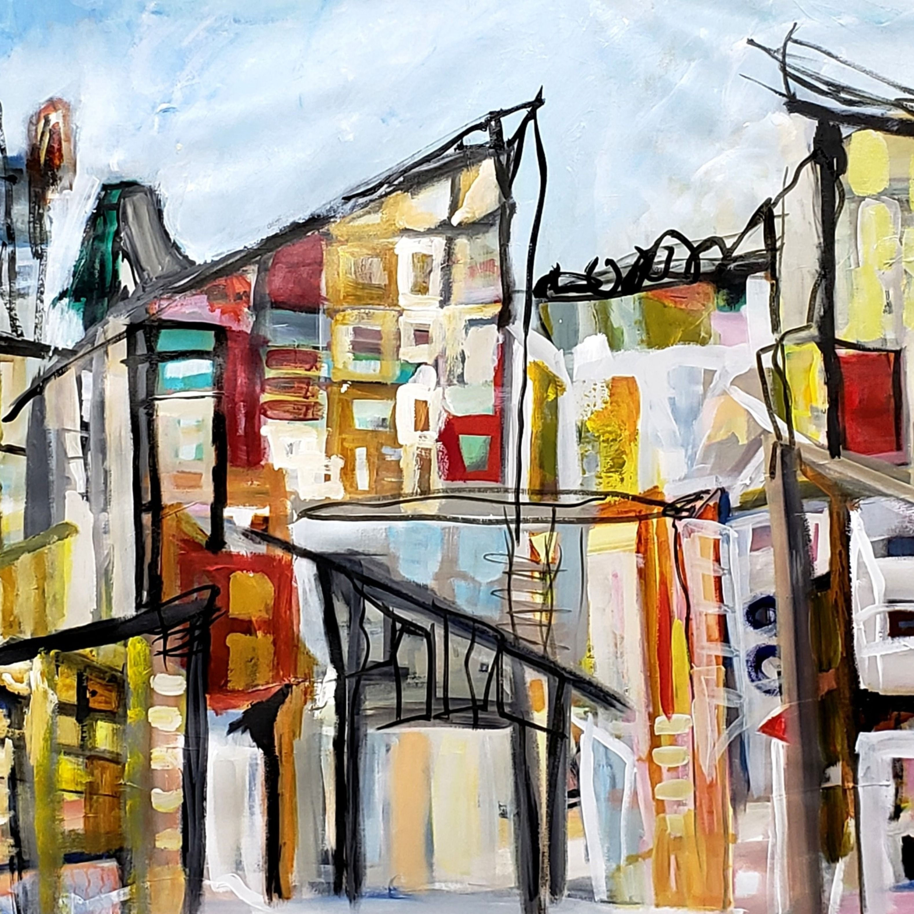 Wallpaper #SWeu7pIBSpphPi3-HV6n37 Expressionism Abstract Cityscape Expressionist Artist Abstract