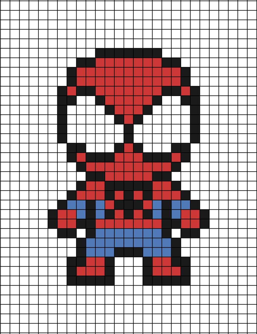 Wallpaper #MWcg8pIBSpphPi3-3G83222 Spider Man Pixel Art Arte De Pixeles Facil Lindos Dibujos Faciles