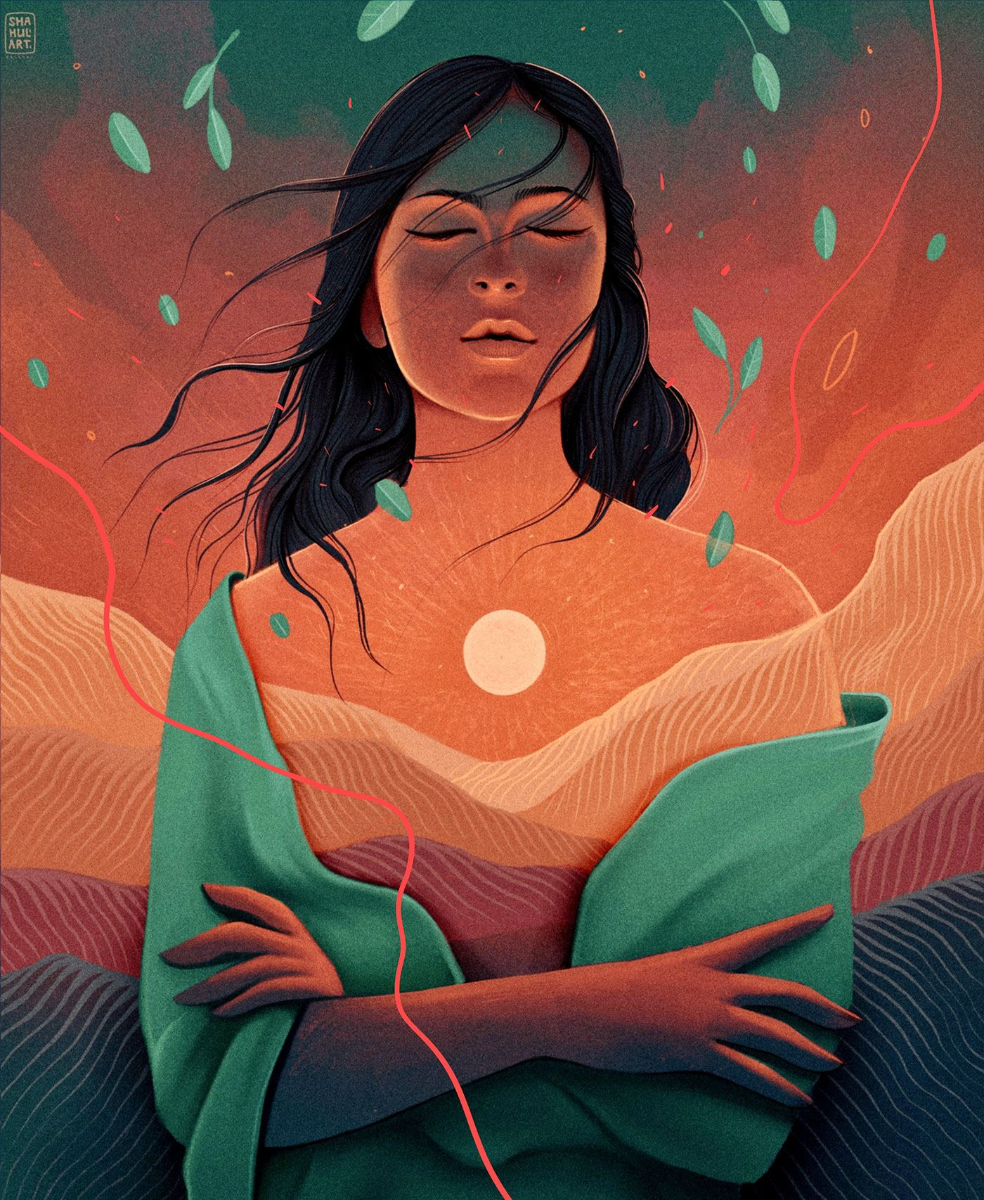 Wallpaper #TWdH7ZIBSpphPi3-vVca363 Illustration on Behance Art and Illustration Illustrations Biom