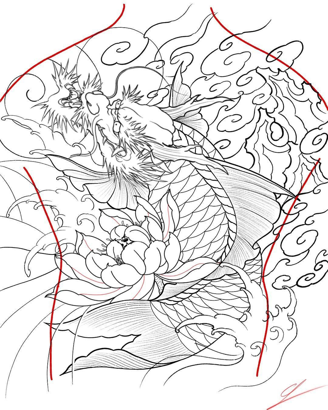 Wallpaper #5e6bc Black Yellow Koi Fish Fish Koi Tattoo Png and Vector with 5016 the