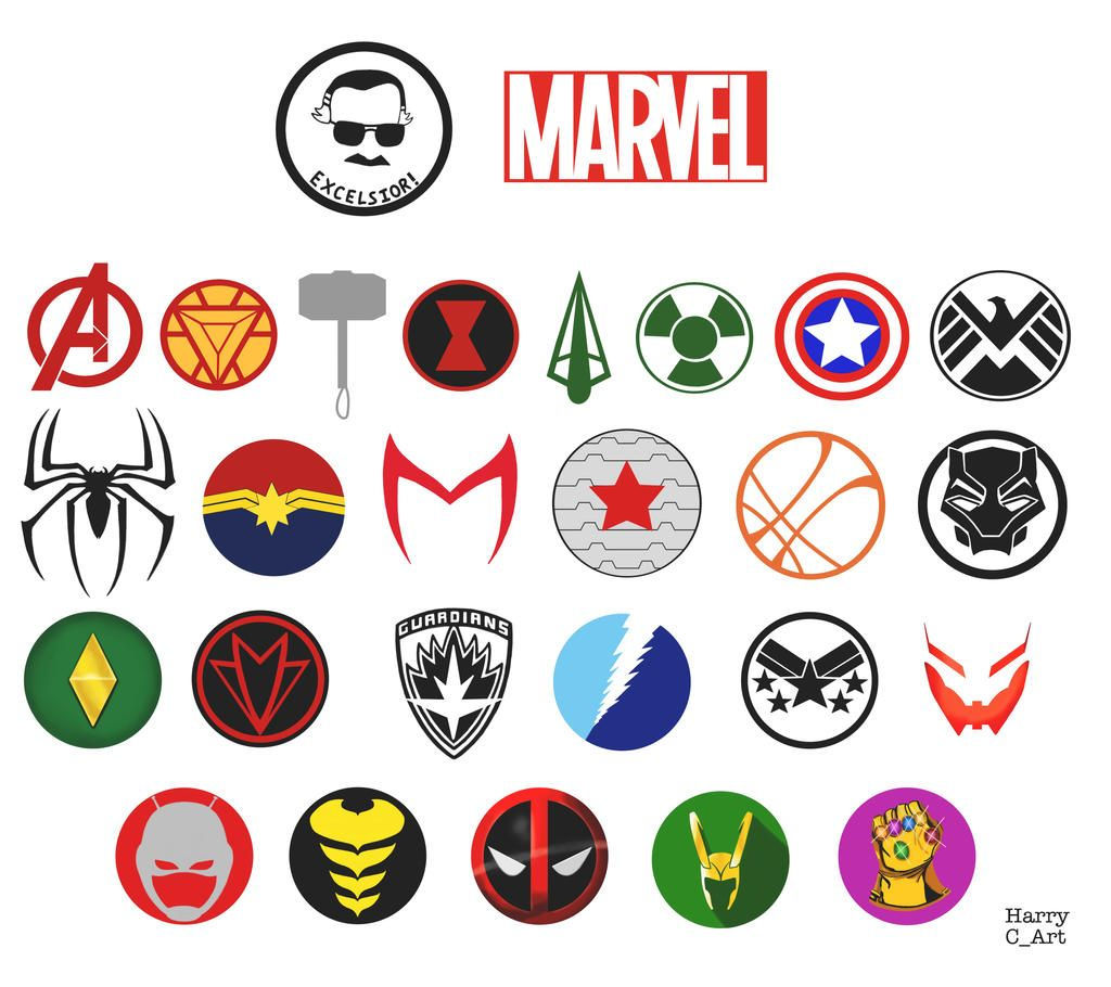 Wallpaper #3zEbNpMB5zzyi_yYd1hO140 Marvel Logo Marvel Heroes Timely Comics Avengers Symbols Marvel