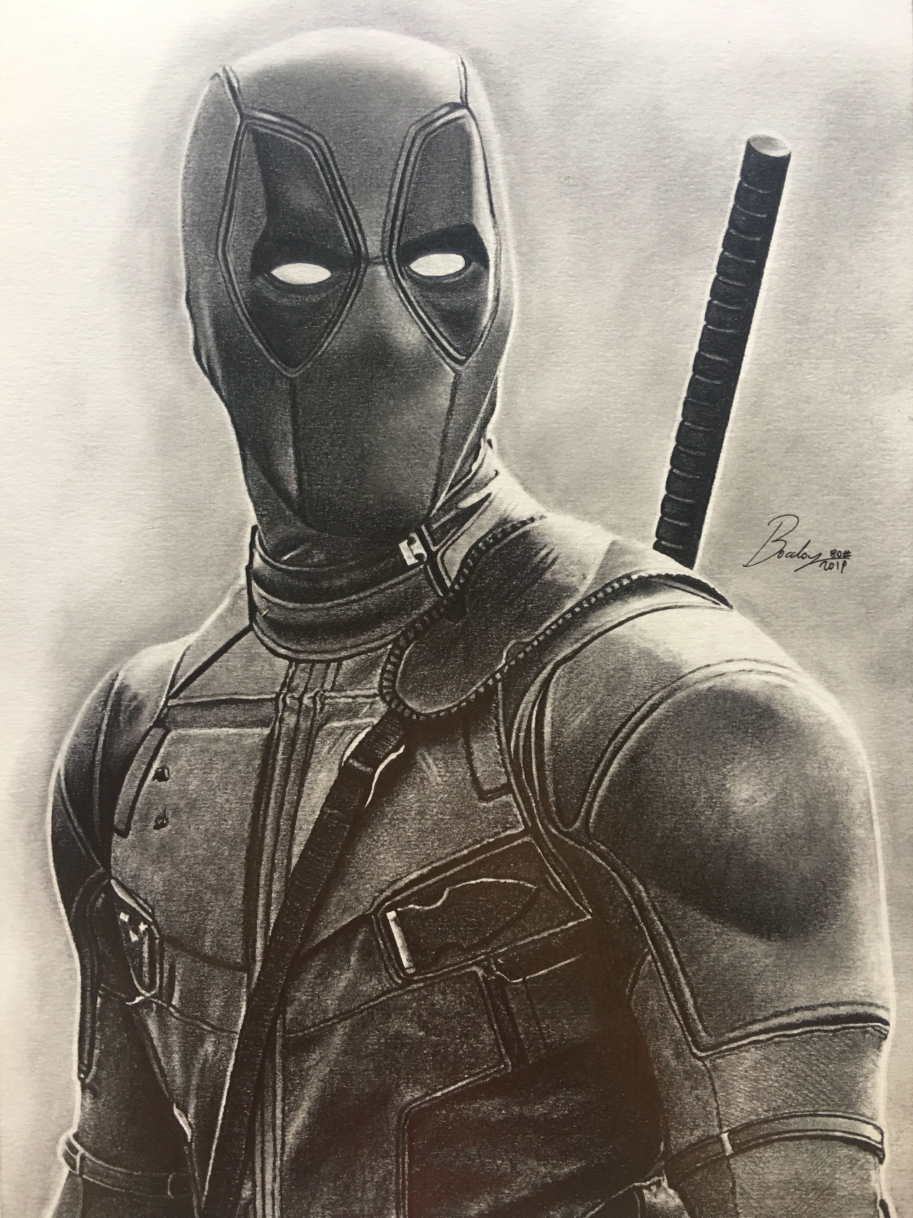 Wallpaper #Xx1nLZMBlOZrFDOkIND7108 Deadpool Graphite Pencil Drawing Marvel Drawings Marvel Art Drawings