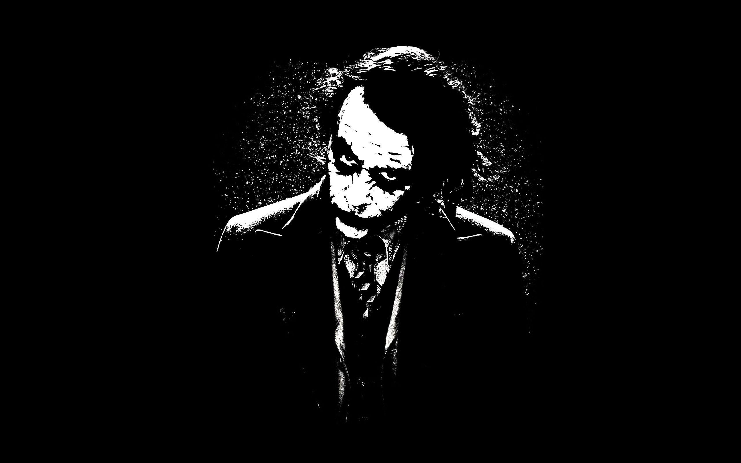 Wallpaper #OEAwL5MBJhL2WPba6bya54 Black and White Picture of the Joker Joker Wallpapers Joker HD