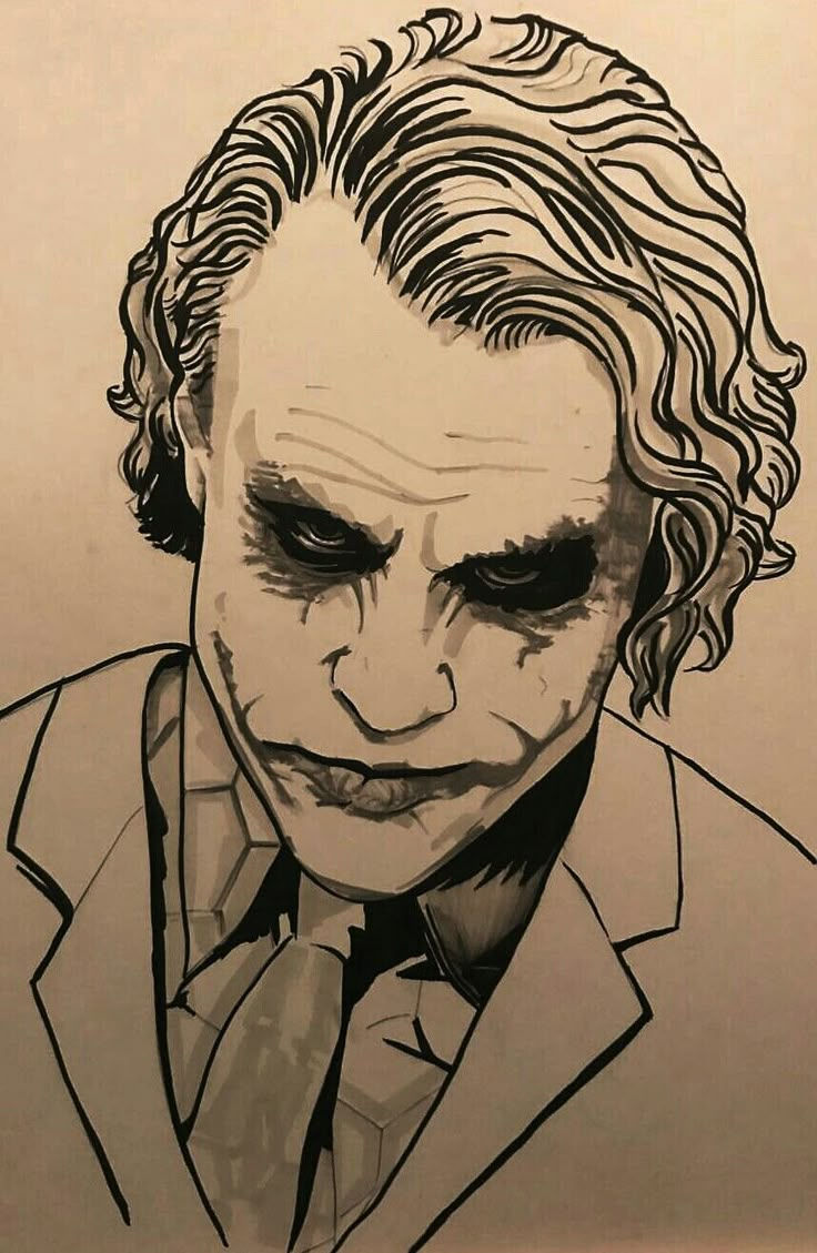 Wallpaper #pLg525IBJvJKYCmE3_XP228 The Joker Heath Ledger Esboco Do Coringa Arte Do Palhaco Coisas