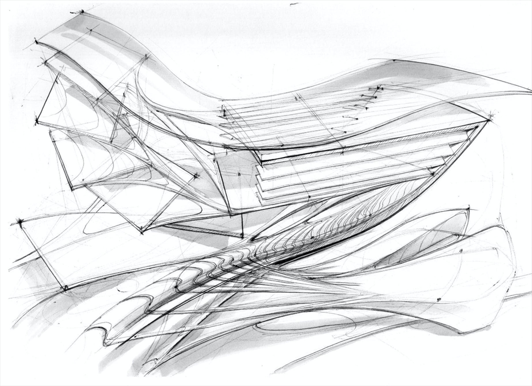 Wallpaper #aWdbBJMBSpphPi3--bfl300 Sketches Mihai Dragos Potra Archinect Model Sketch Model Drawing