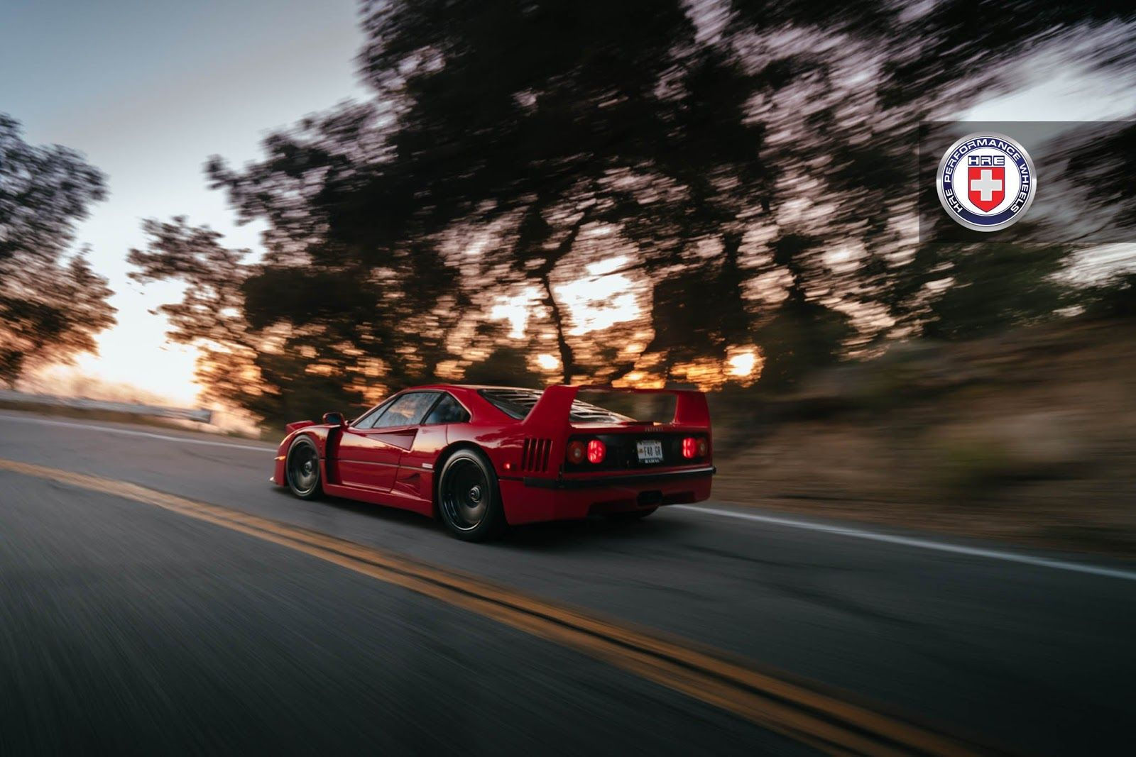 Wallpaper #73RYwY4B_8f4nGFafG0N49 Ferrari F40 Strikes a Pose with Hre Wheels Carscoops Ferrari F40