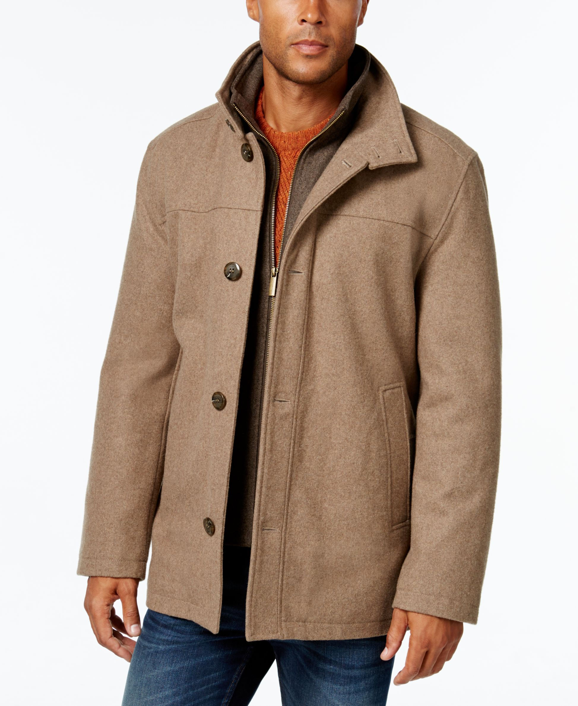 Wallpaper #kyxGSZMB0E1QgA7wmPIG193 London Fog Mens Wool Blend Layered Car Coat Created for Macys Macy