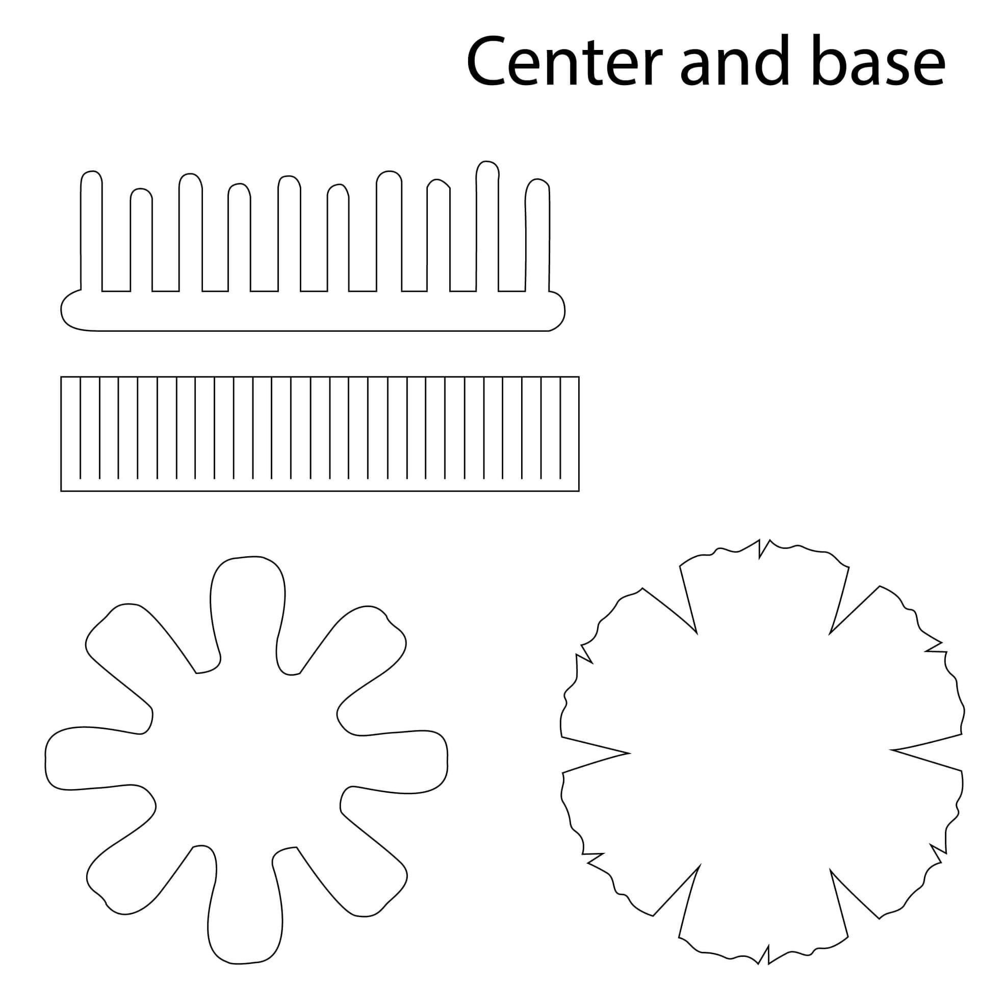 Wallpaper #8a759 Printable Downloadable Free Cricut Paper Flower Template