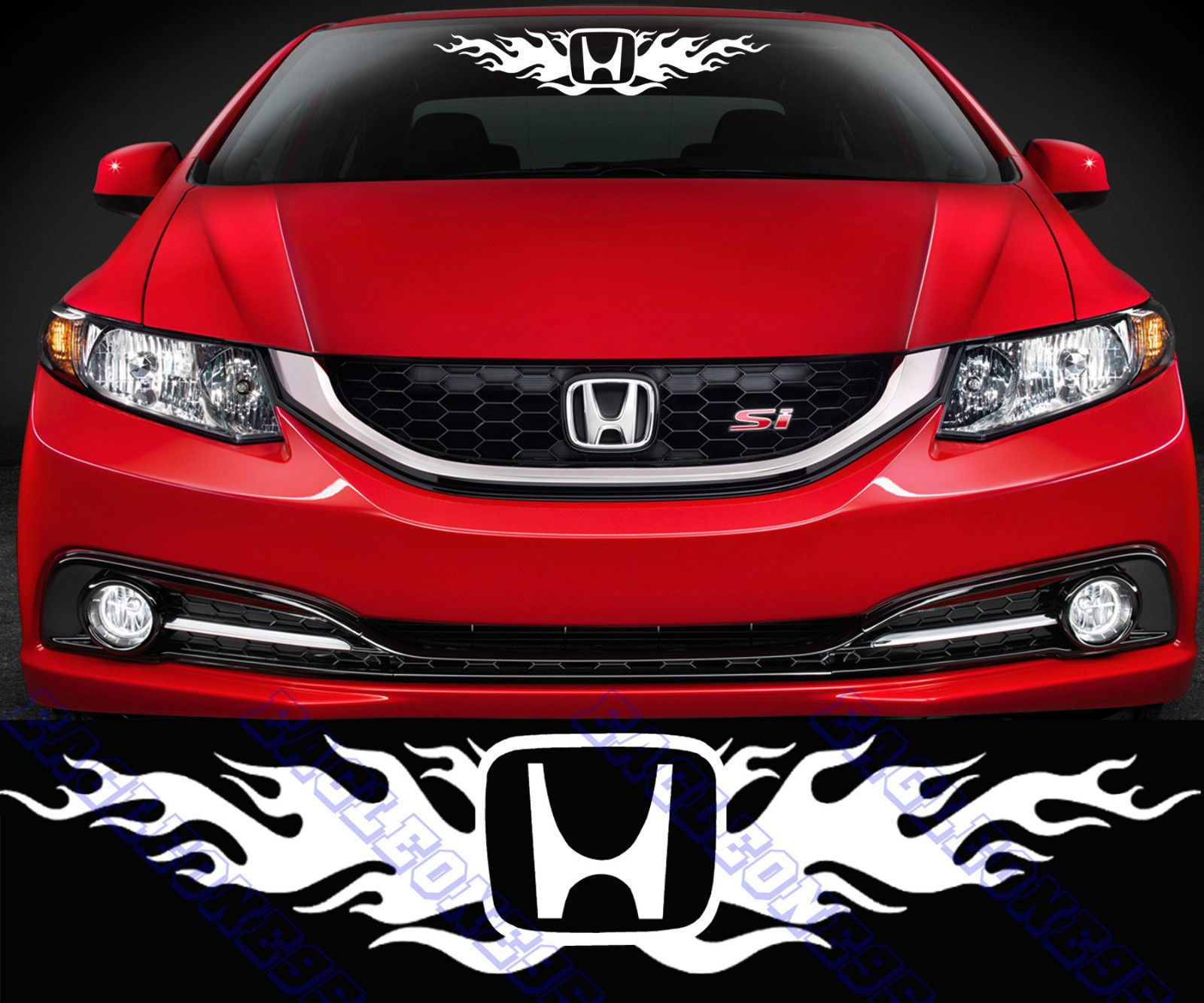 Wallpaper #HmcK_pIBSpphPi3-hp6b175 Honda Civic Car Stickers
