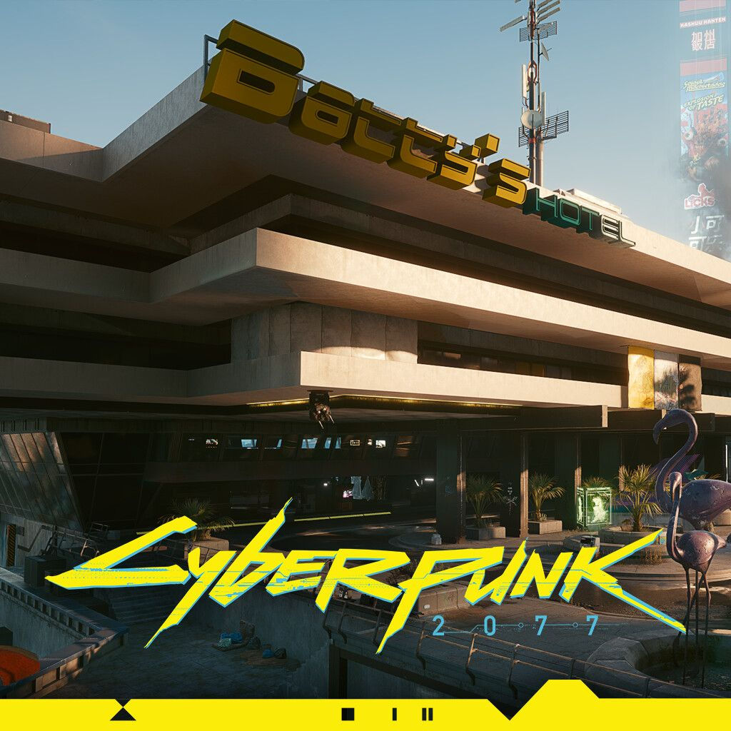 Wallpaper #1A61B Maciej Rebisz Cyberpunk 2077 Biotechnica Hotel