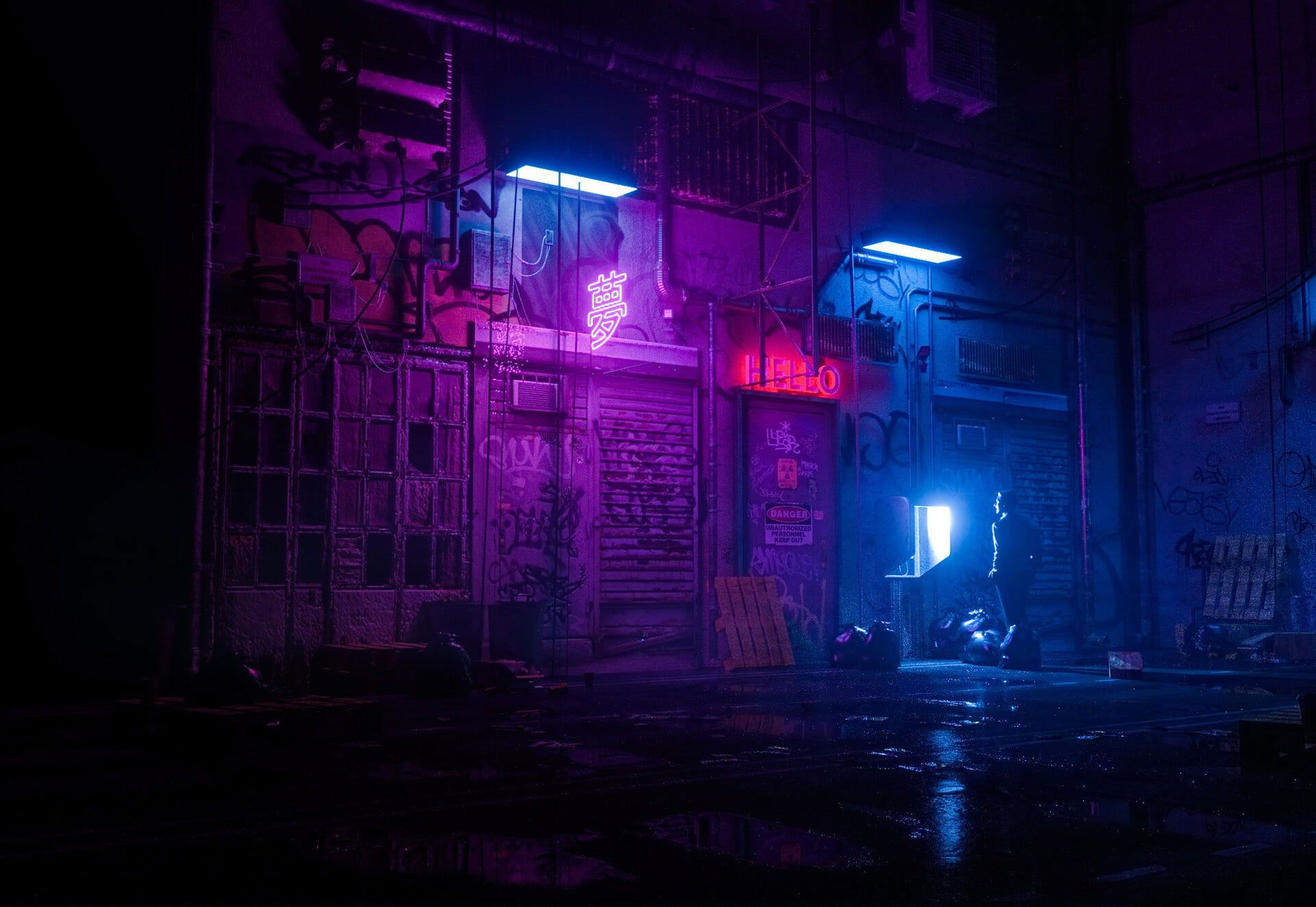 Wallpaper #TRkyF48BtGB6xQ78gG_L37 Dark Wallpaper Artwork Futuristic Synthwave Neon Cyberpunk