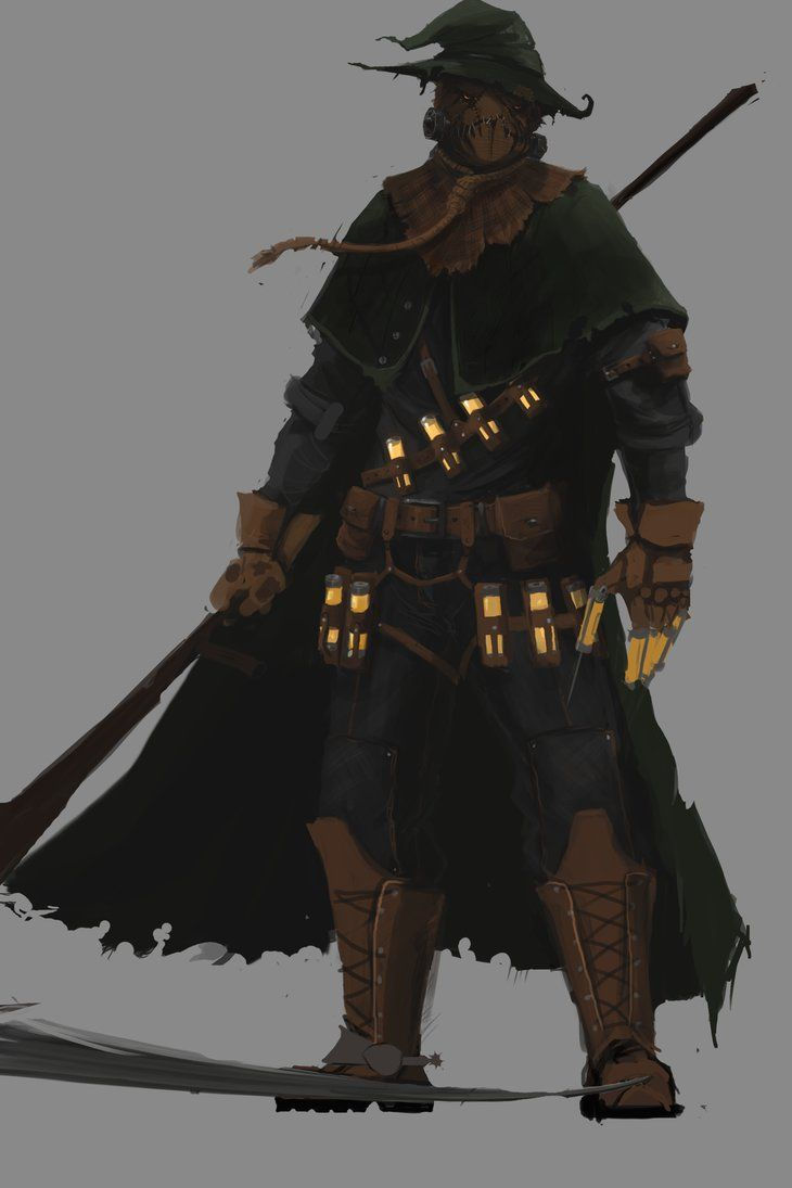 Wallpaper #gbhl25IBJvJKYCmExPap292 Scarecrow Full Design 2nd Rendering Unfinished by Hessianforhire