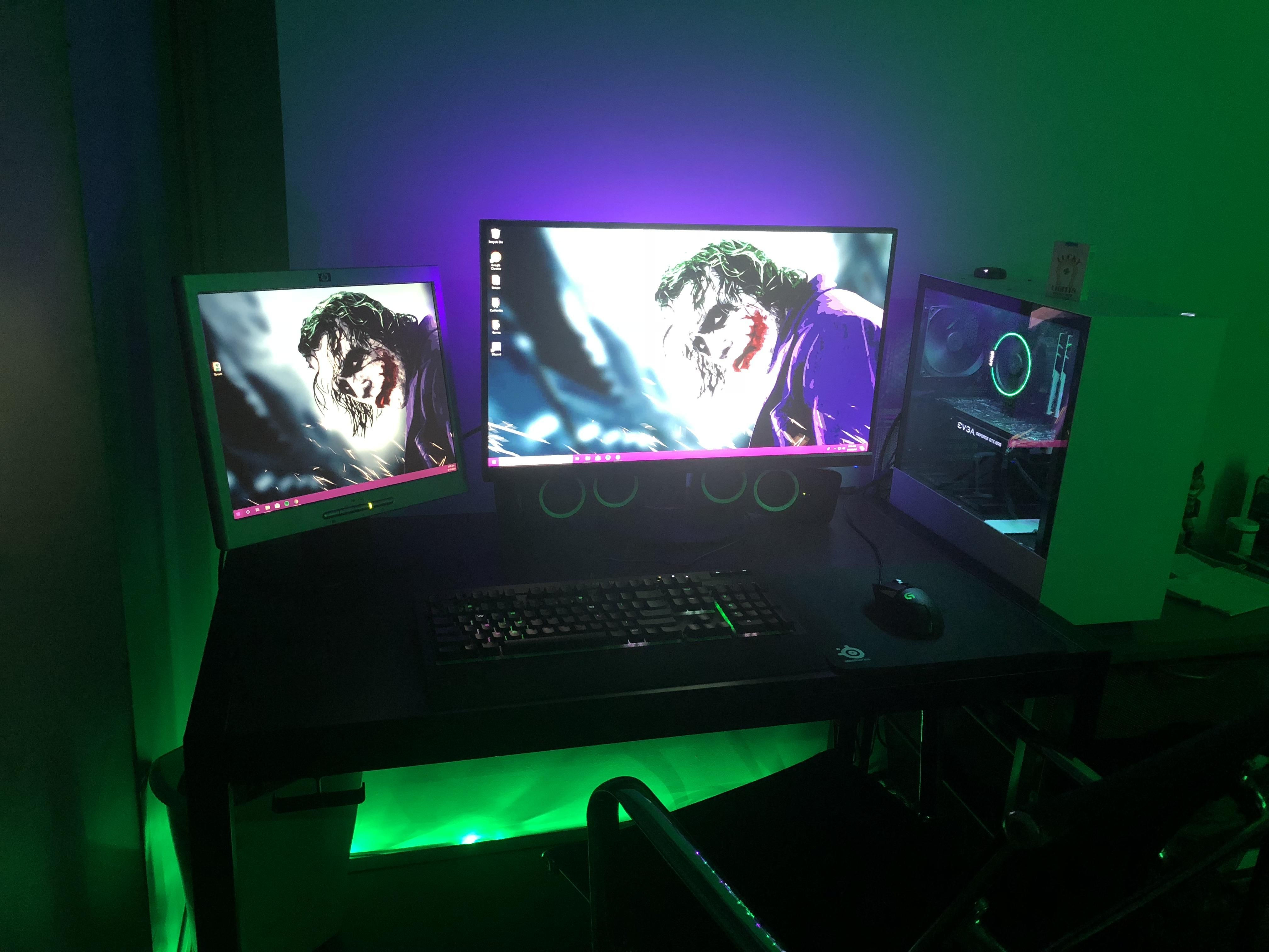 Wallpaper #HBljO48BtGB6xQ787LBZ32 Joker Build in 2021 Joker PC Setup Gaming Setup