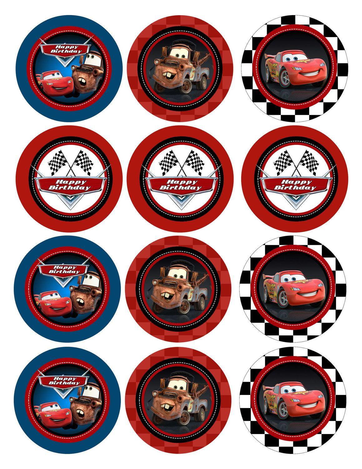 Wallpaper #02c67 Race Cupcake Topper Racecar Toppers Race Toppers Car Etsy