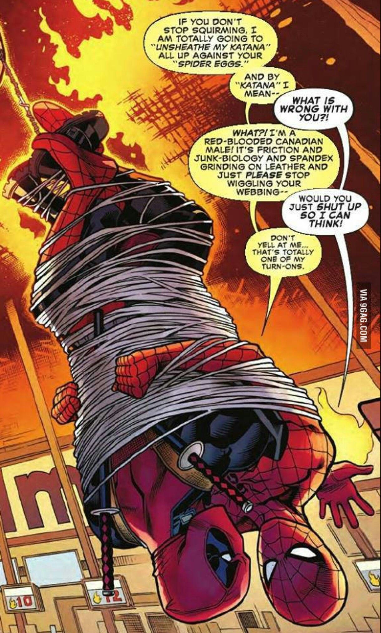 Wallpaper #nRkVH48BtGB6xQ78MHqJ53 Katana Deadpool and Spiderman Spideypool Spiderman