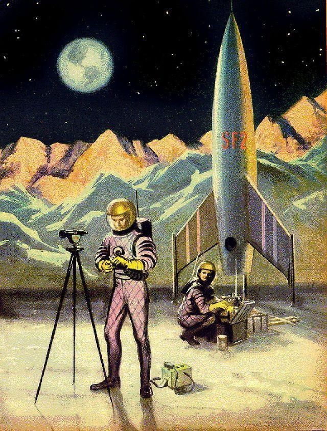 Wallpaper #2LgT3ZIBJvJKYCmEjv7f15 The Vault of the Atomic Space Age Sci Fi Art Retro Futurism Science