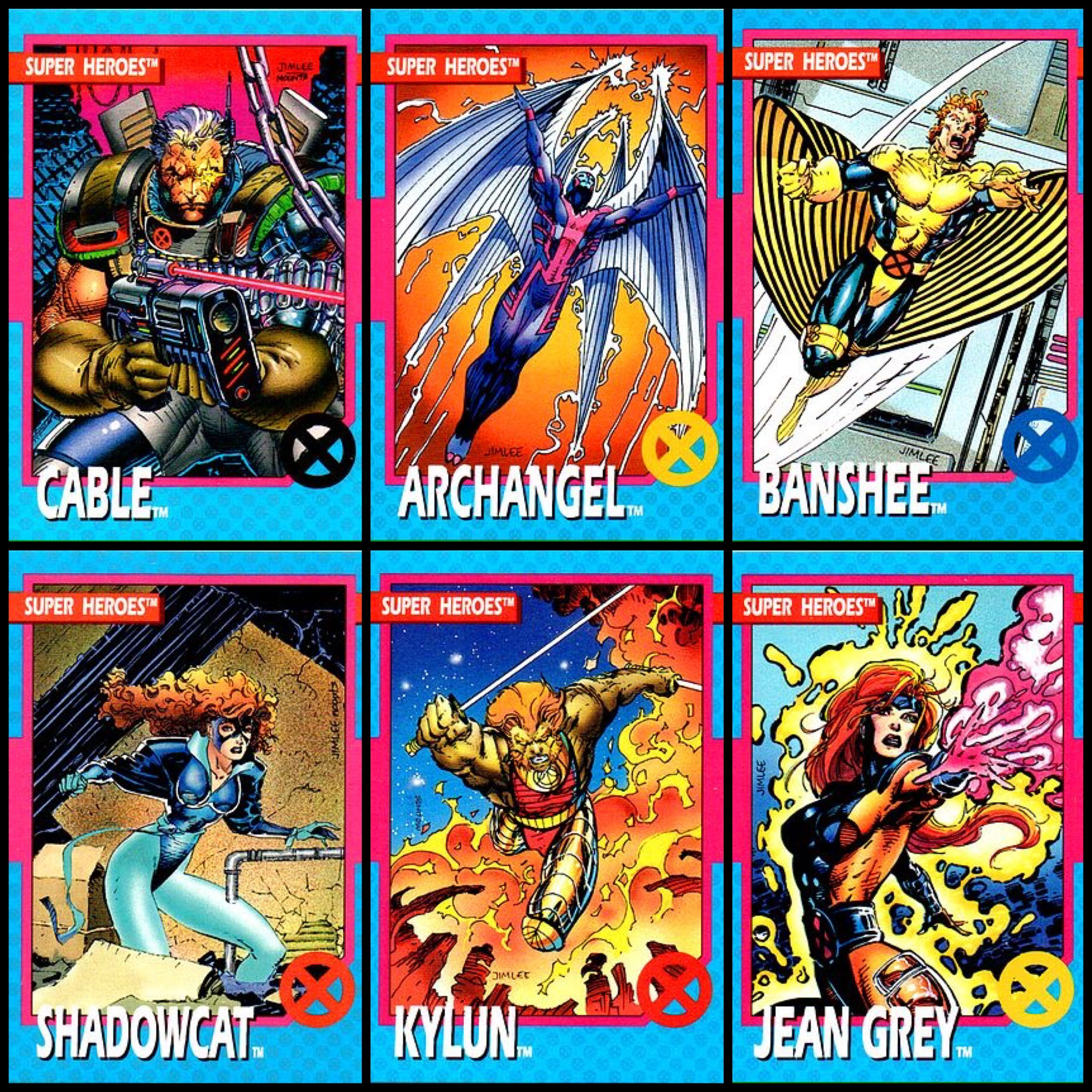 Wallpaper #ImdNBJMBSpphPi3-NbfE198 X Men Series 1 Card Set by Jim Lee Jimlee Marvelcomics Cards The90s