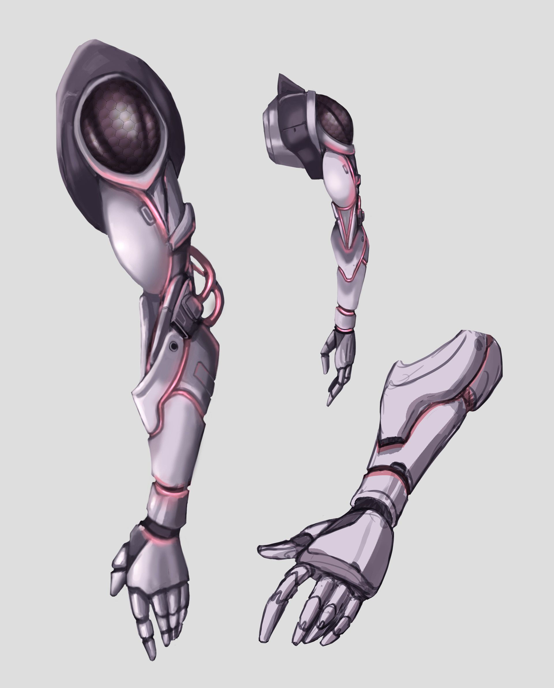 Wallpaper #m0ARMJMBJhL2WPba_L8Z51 Artstation Cyberpunk Arm Upgrades Miguel Paredes Robot Concept Art