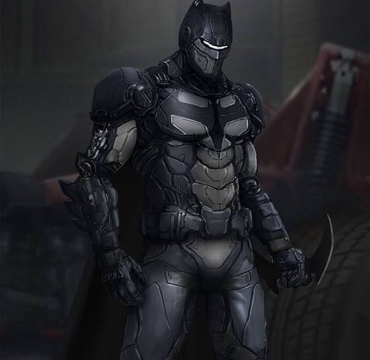 Wallpaper #XwBO644BSdW8dNoudhGl37 Batman in Futuristic Armor
