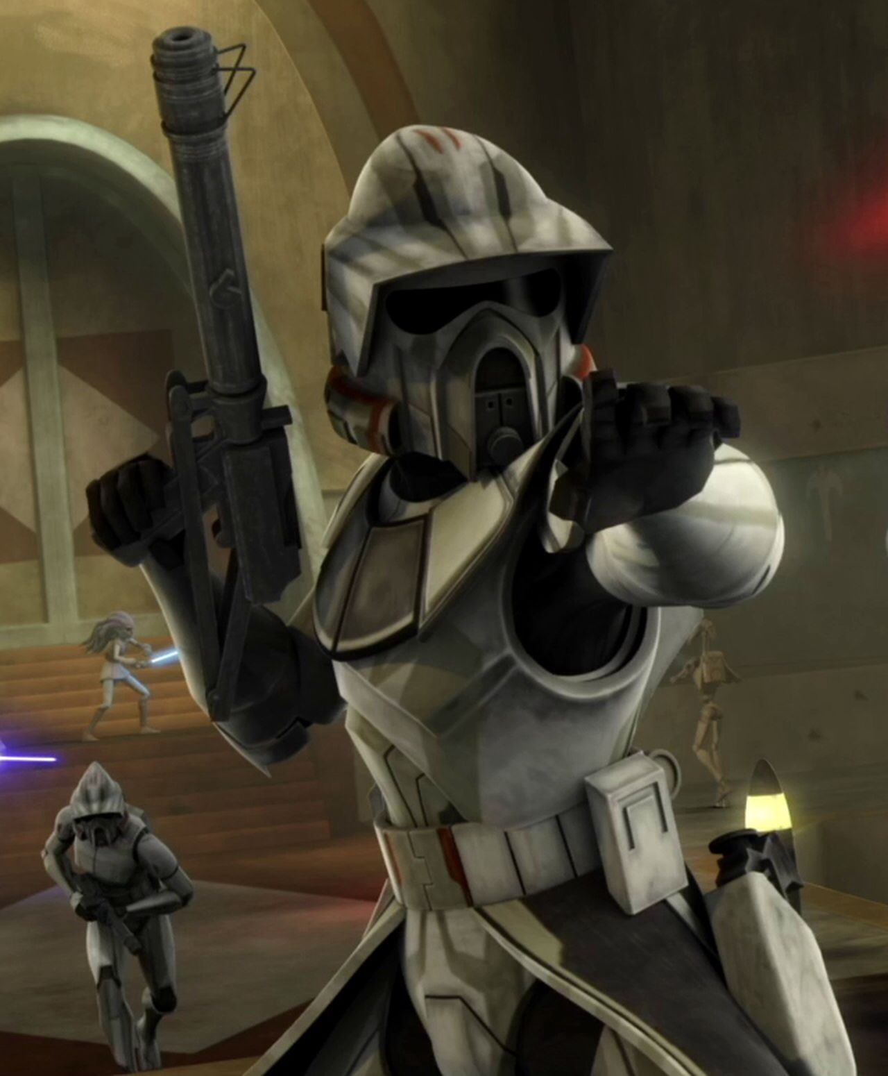 Wallpaper #YGdU_pIBSpphPi3-HJ8q270 Trauma is an Advanced Recon Force Trooper Captain During the Clone Wars
