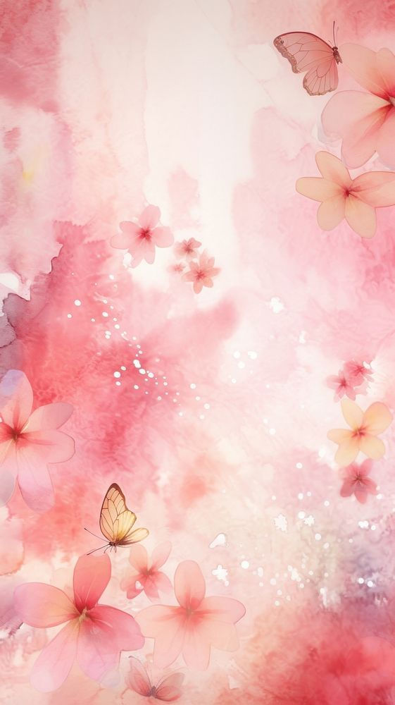 Wallpaper #BriB3JIBJvJKYCmEp_w_382 Pink Watercolor Wallpaper Flower Abstract Outdoors Free Image by