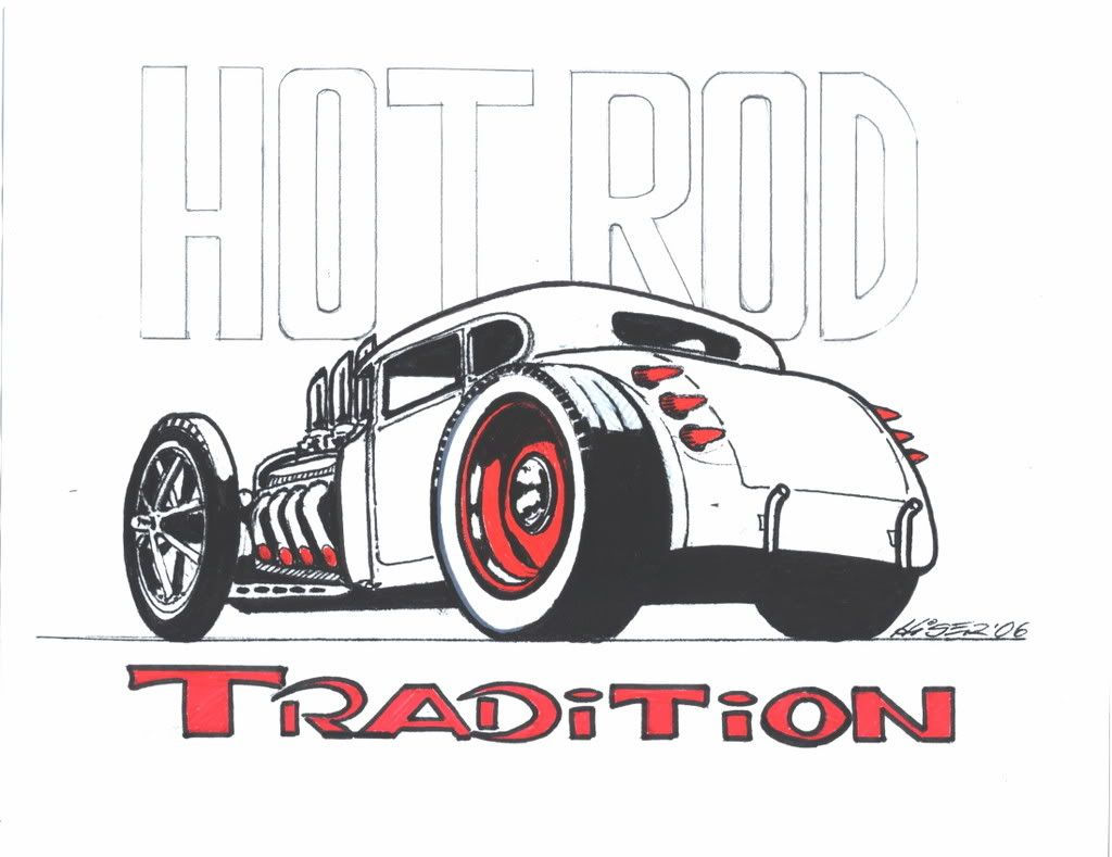Wallpaper #KWhmFJMBSpphPi3-4wQV122 Hot Rod Tradition Rodder Car Cartoon Cartoon Drawings Hot Rods Cars