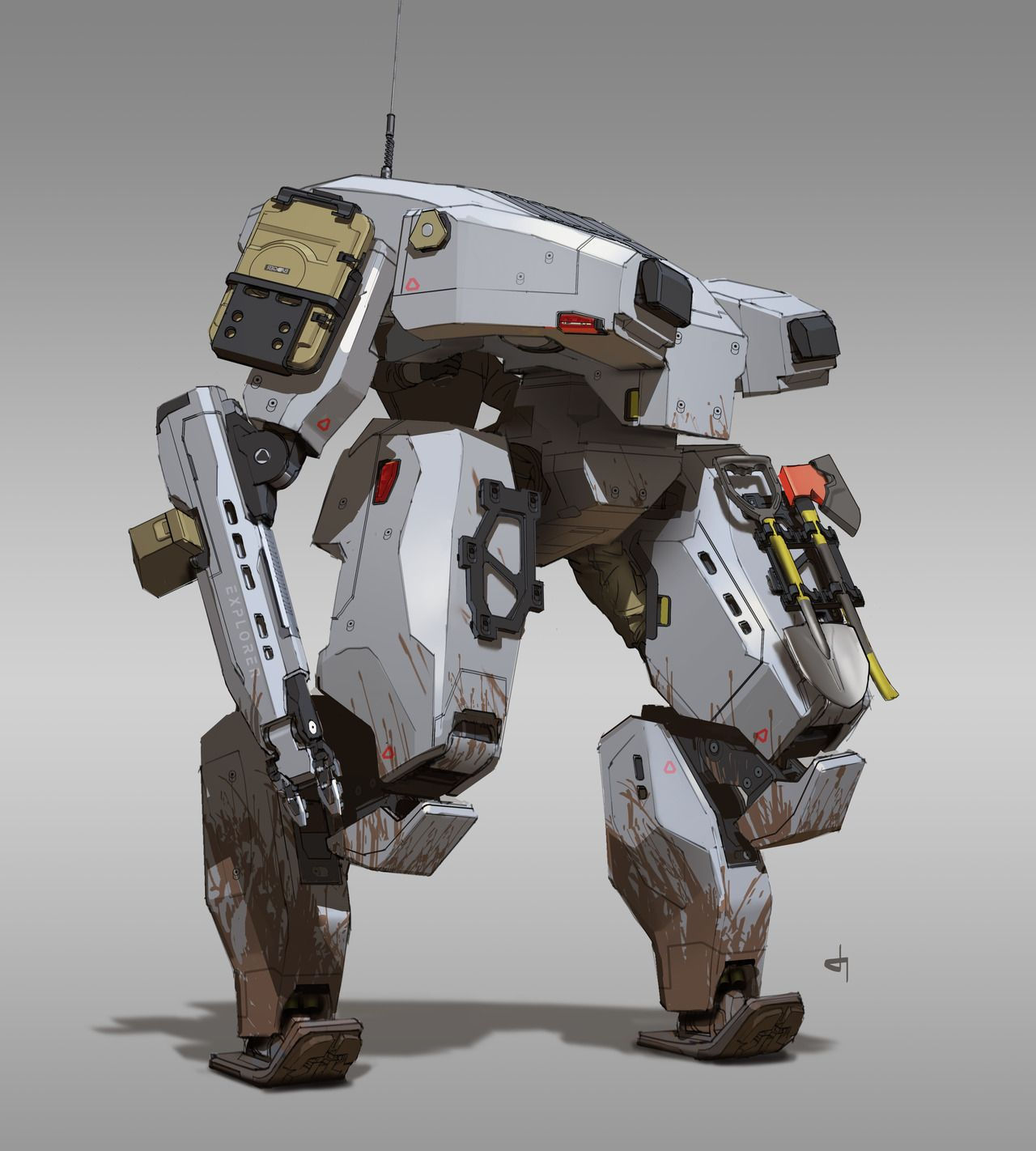 Wallpaper #Yp03ZJcBkAG5jTCHx7Ci149 David Heidhoff Concept Art World Robot Concept Art Robots Concept