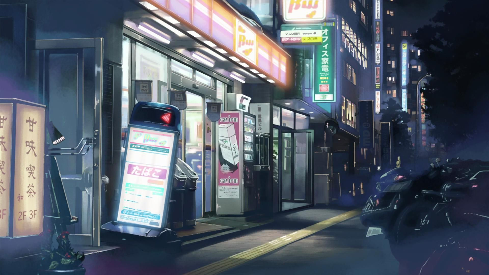 Wallpaper #mH2G8I4Bnwiau_P6RwYc31 Cyberpunk Collection Anime Scenery Anime City Street Background