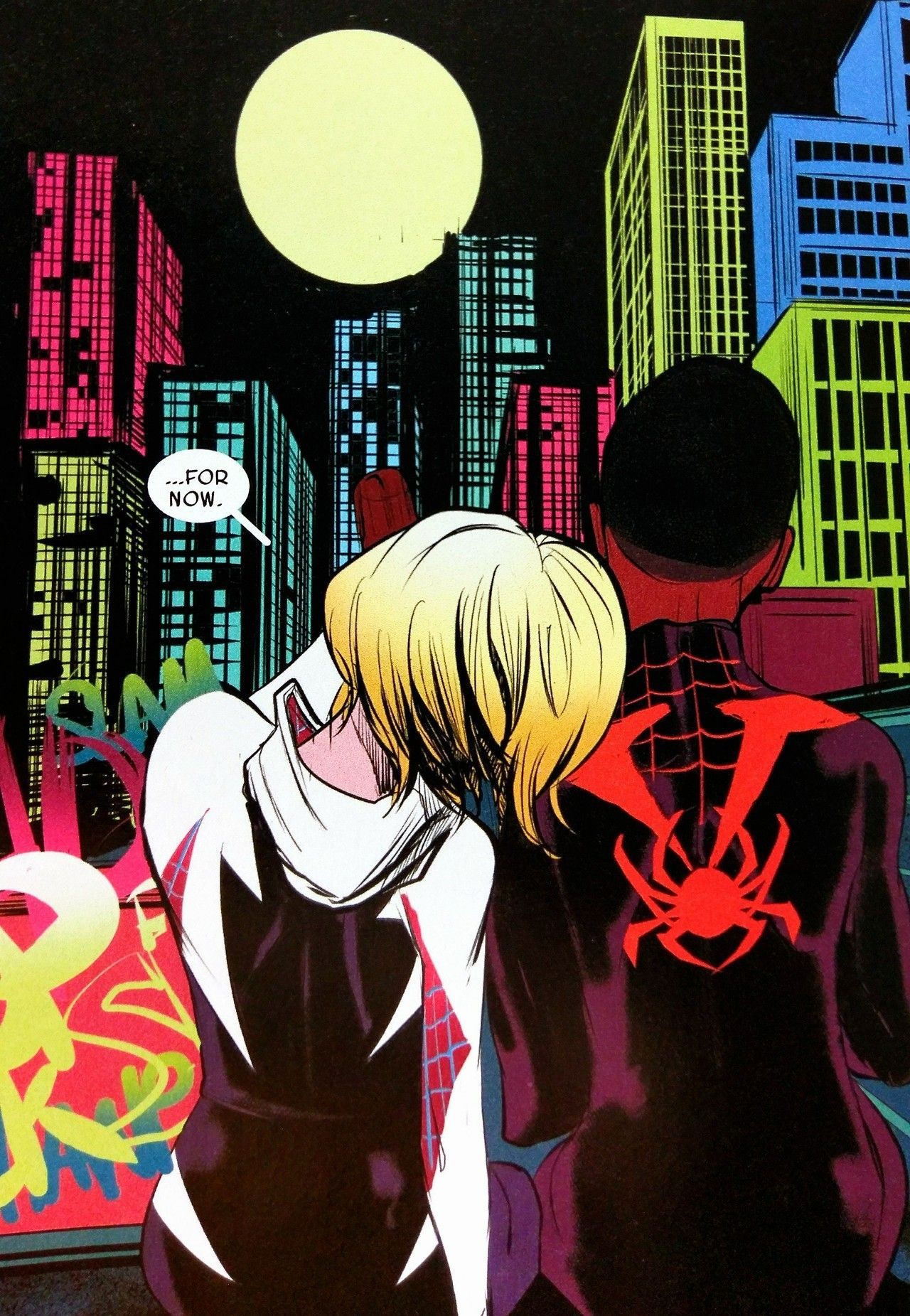 Wallpaper #x_SDOpMBKFX8bn3rH3iq98 Miles and Gwen Spider Gwen Marvel Spider Gwen Spiderman and Spider Gwen