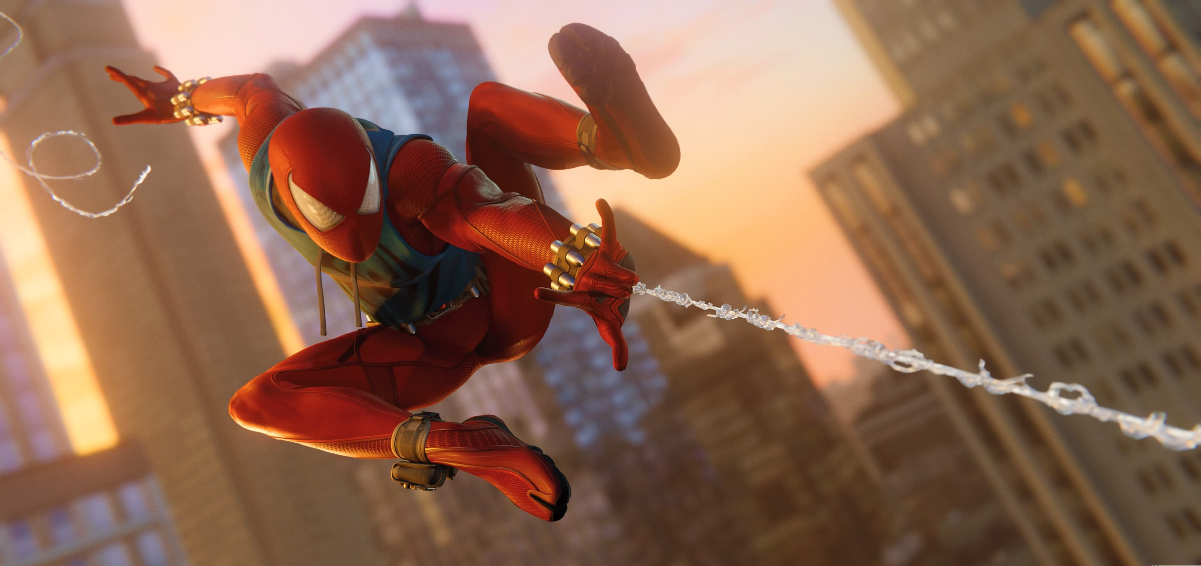 Wallpaper #4vQTOpMBKFX8bn3rknfp278 Fondos De Pantalla De Spiderman PS4 Scarlet Spider Spiderman PS4