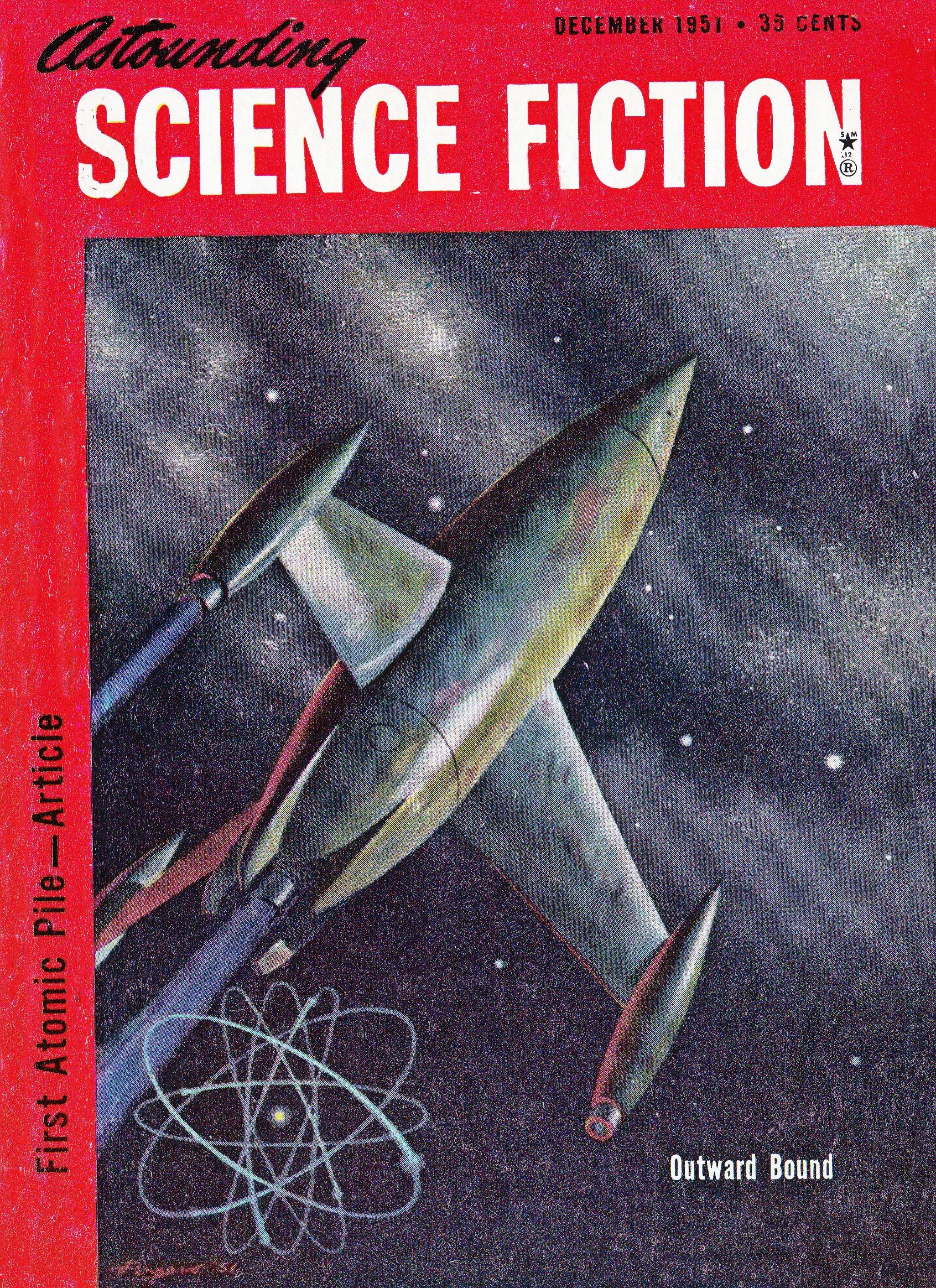 Wallpaper #-vSTOpMBKFX8bn3rTngm46 Astounding Science Fiction December 1951 Cover Art by Rogers Pulp
