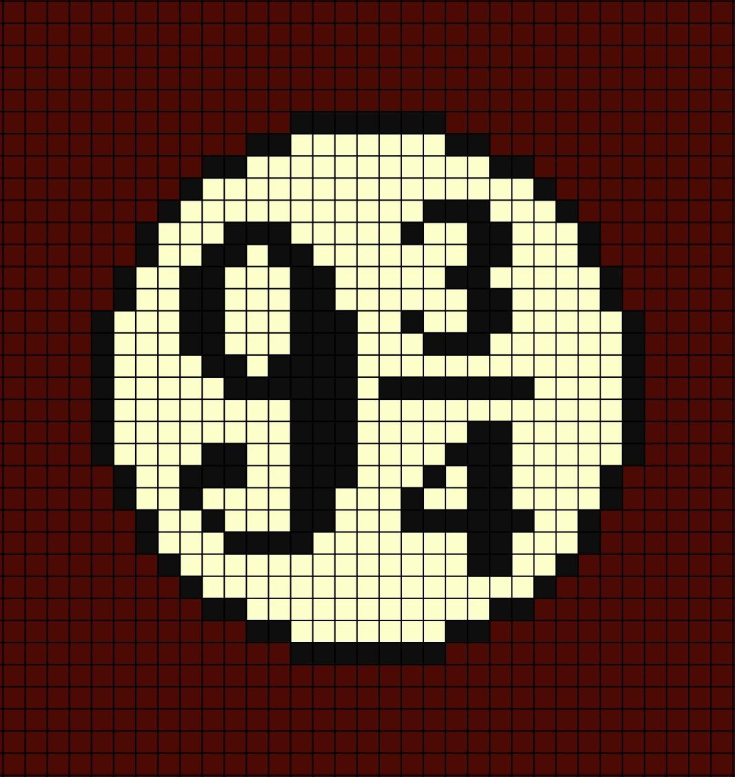 Wallpaper #1Gc765IBSpphPi3-00r6102 Platform 9 34 Logo Pixel Art Punto De Cruz Dibujos En Cuadricula