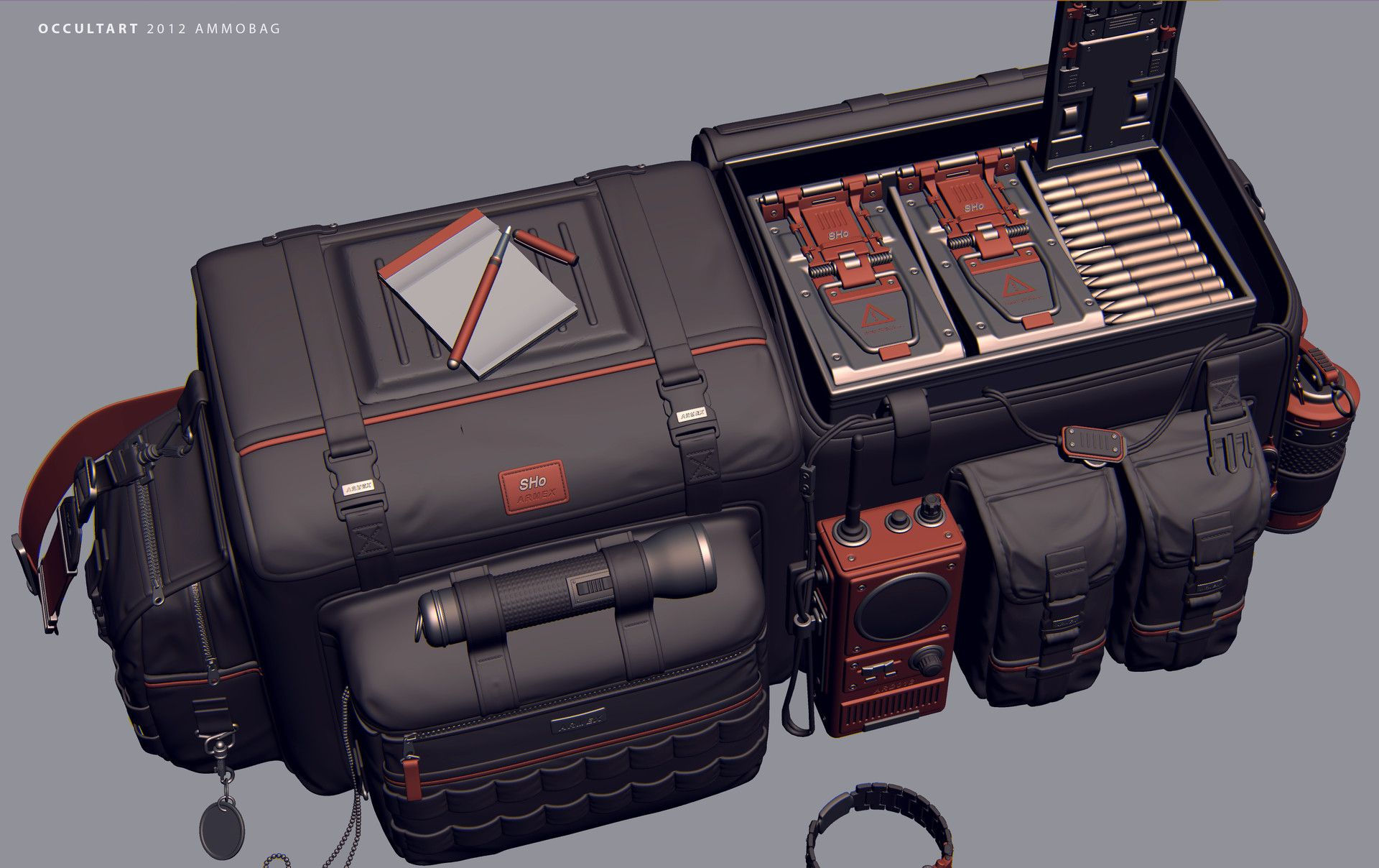 Wallpaper #Lx1VLZMBlOZrFDOk_dAO266 Ammobag 2014 Occultart Combat Gear Survival Backpack Armor Concept