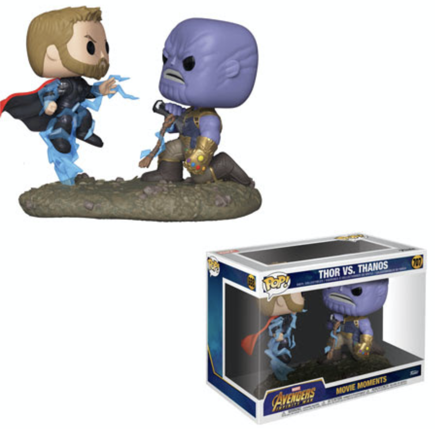 Wallpaper #1qVvOJMBVBiSkHCapo06397 Funko Pop Movie Moment Thor vs Thanos 707 Marvels Avengers