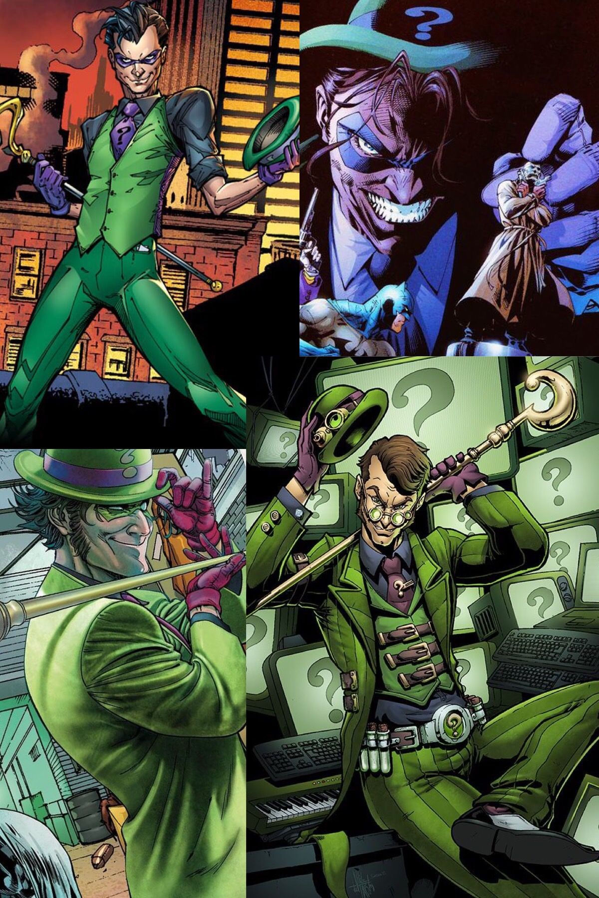 Wallpaper #LRnSLo8BtGB6xQ78D5bP27 The Riddler Gotham Villain Costume