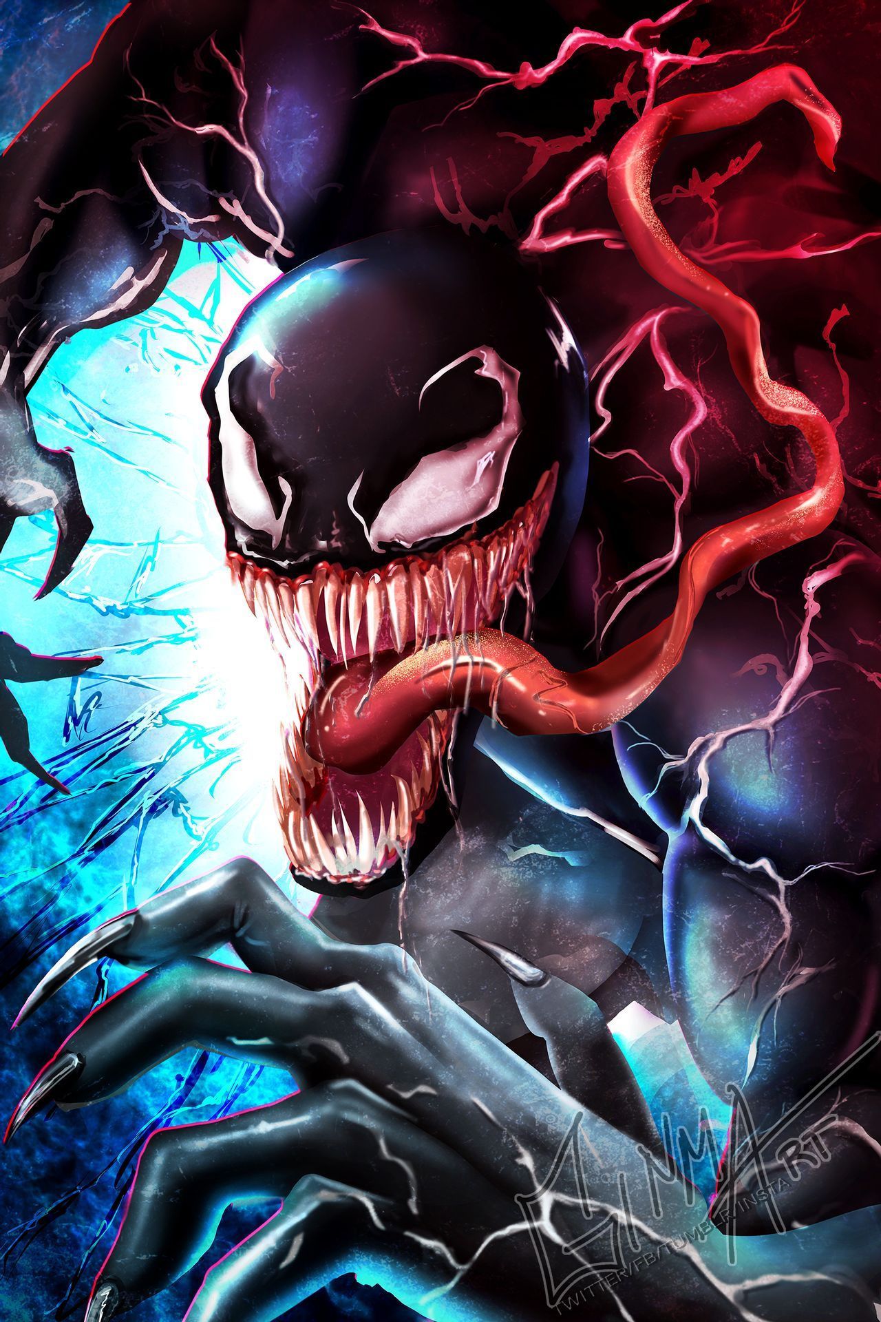 Wallpaper #faegMpMBlSzal8H1W9v919 Venom Fan Art by Ginmaart on Deviantart Marvel Comics Marvel Venom