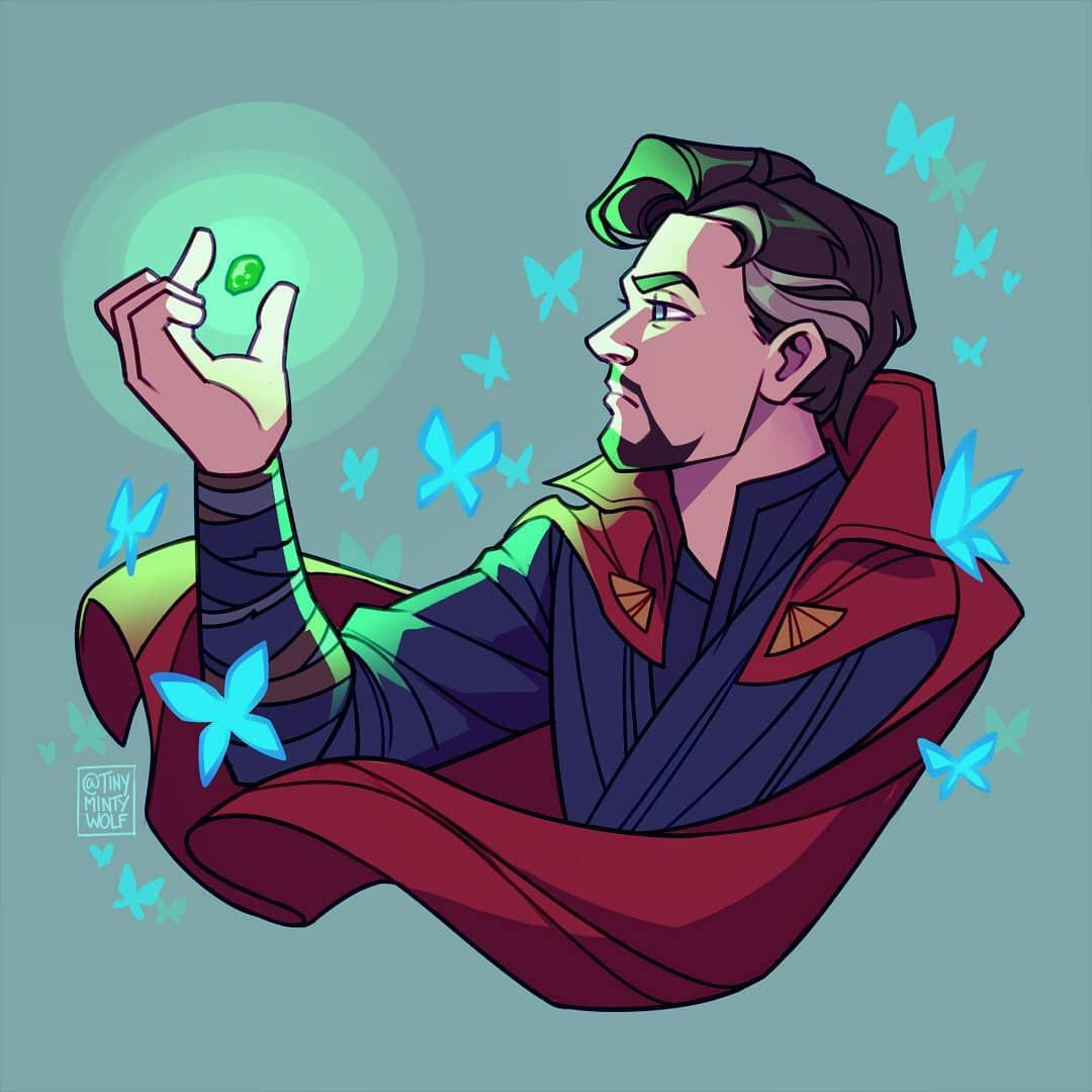 Wallpaper #LzHaNZMB5zzyi_yYW1in275 Minty on Instagram Marvelmonth Day 23 Doctor Strange Just About