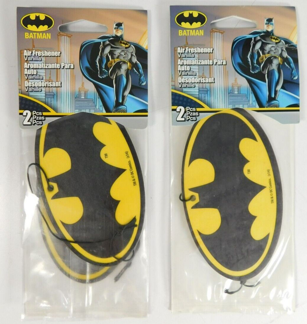 Wallpaper #wWh_I5MBSpphPi3-JTVO234 Batman Car Air Fresheners 3 DC Comics Vanilla Auto You Will Receive 3