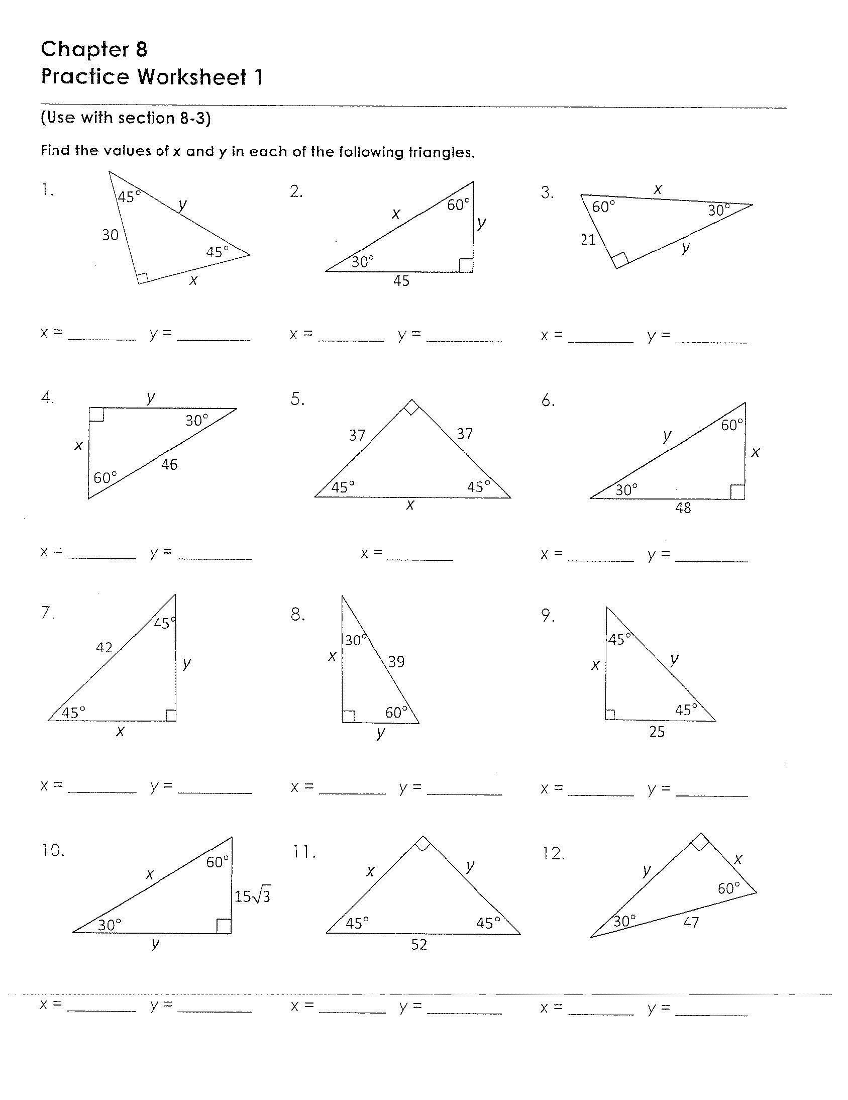 Wallpaper #Dbiz25IBJvJKYCmE9fje194 Right Triangle Trigonometry Worksheet Pdf
