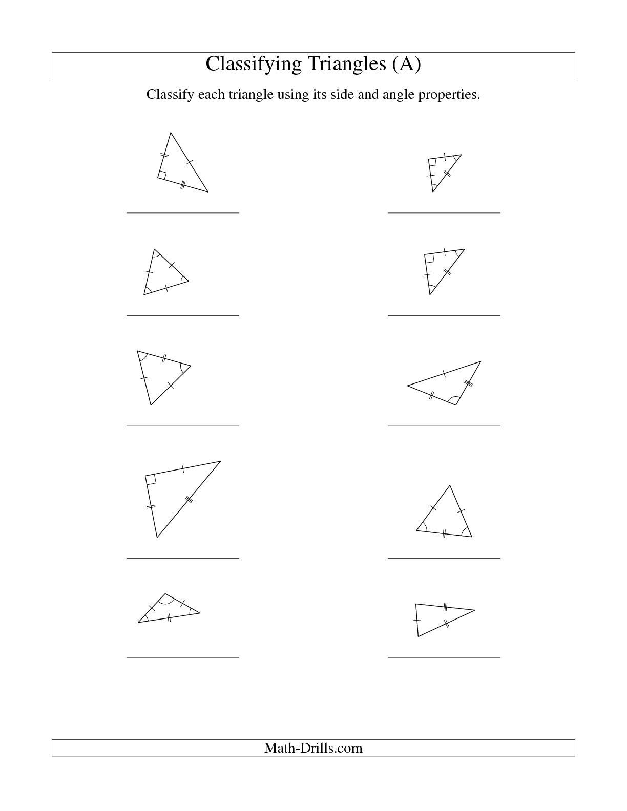 Wallpaper #PmeuAJMBSpphPi3-_adt209 The Classifying Triangles by Angle and Side Properties a Math