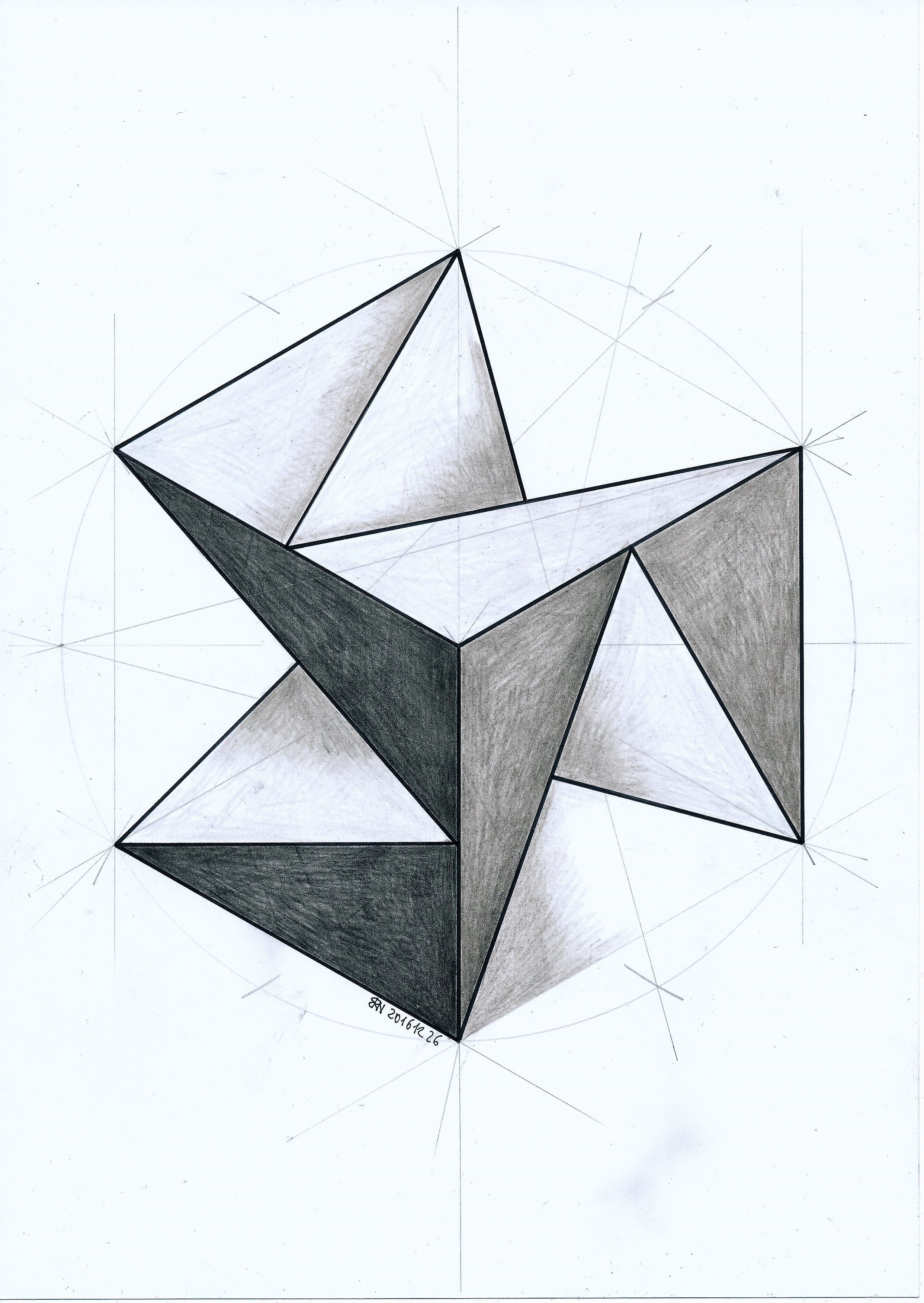 Wallpaper #jmiMFZMBSpphPi3-4wjh52 Polyhedra Solid Geometry Symmetry Pattern Handmade Escher