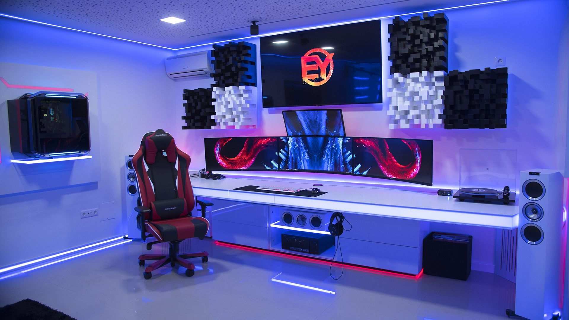 Wallpaper #Lh07LJMBlOZrFDOkAMrZ177 Best Setup Gaming Computer Desk Setup Computer Gaming Room Computer