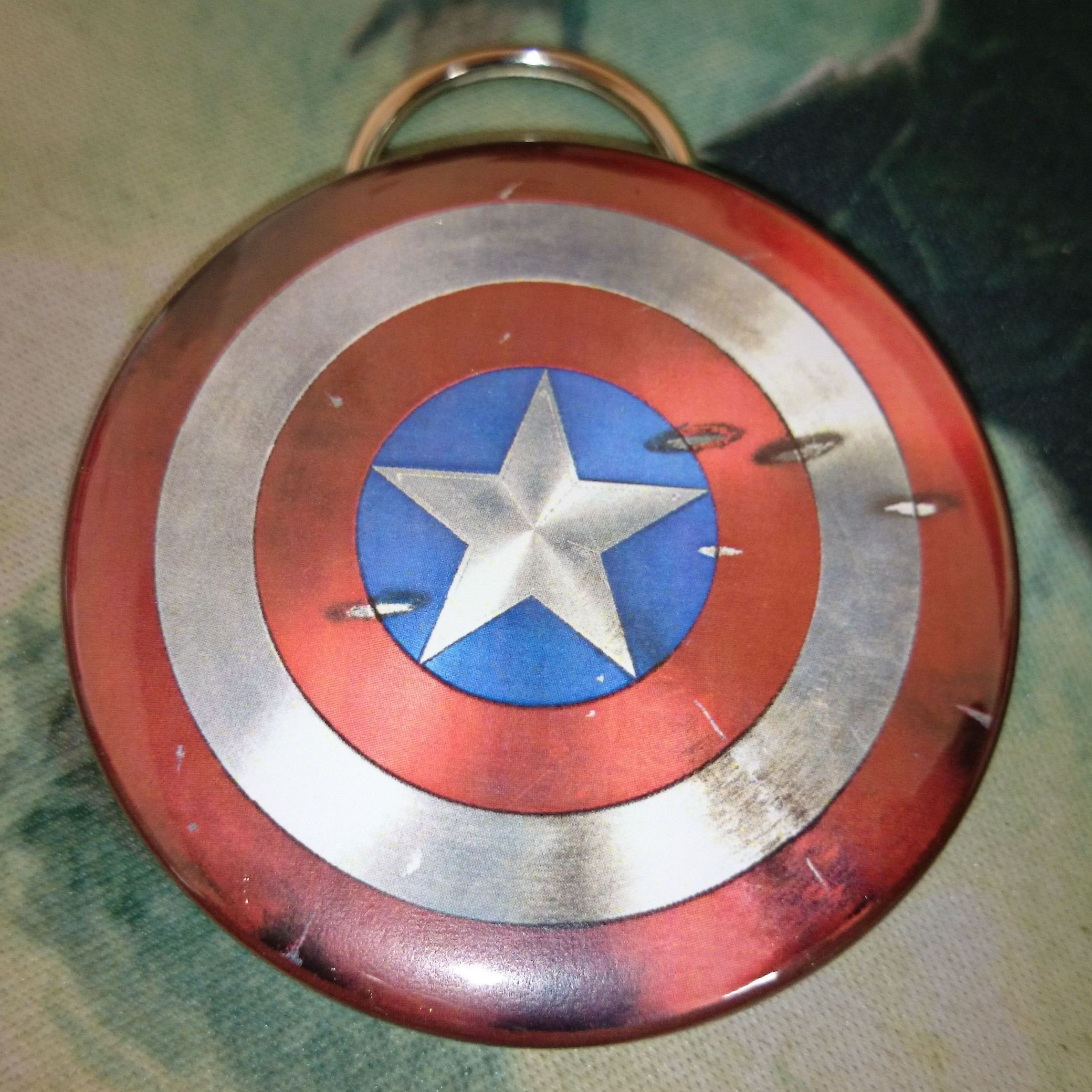 Wallpaper #GH0K8Y4Bnwiau_P69Ahy33 Keychain Button Badge Captain America Real Shield Super Size 56mm