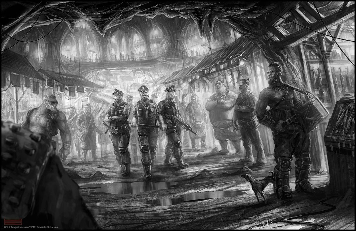 Wallpaper #ZmiMF5MBSpphPi3-4Q91203 Concept Art from Shadowrun This is a Fantasy Version of How I Imagine