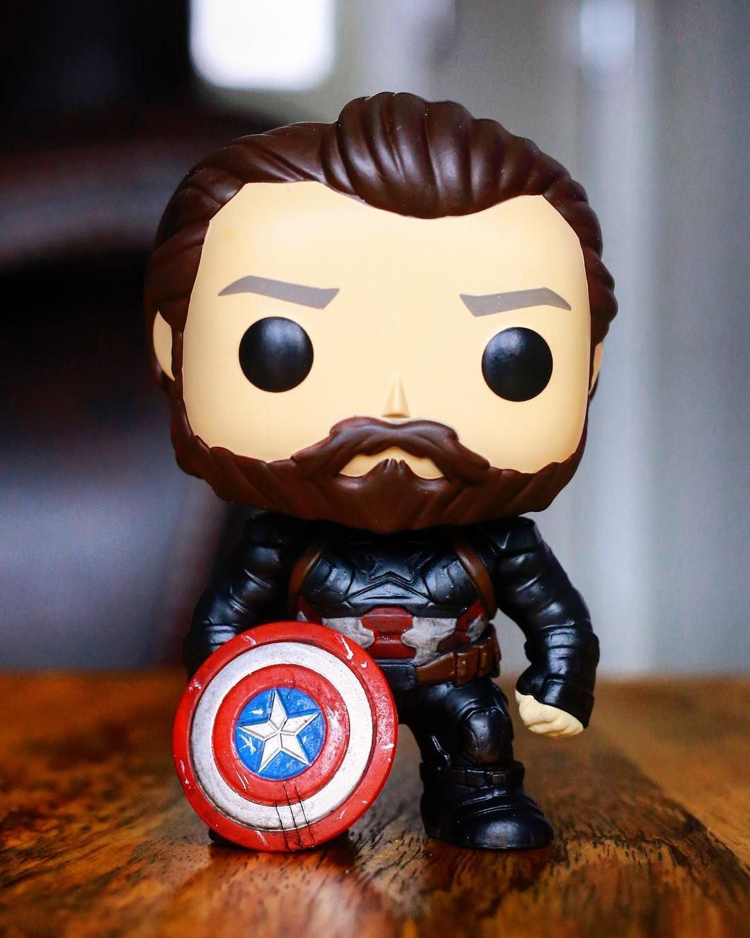 Wallpaper #_aV-OJMBVBiSkHCa5Y3h204 Custom Funko Pop Captain America by Abbernaffy Customs at Abbernaffy