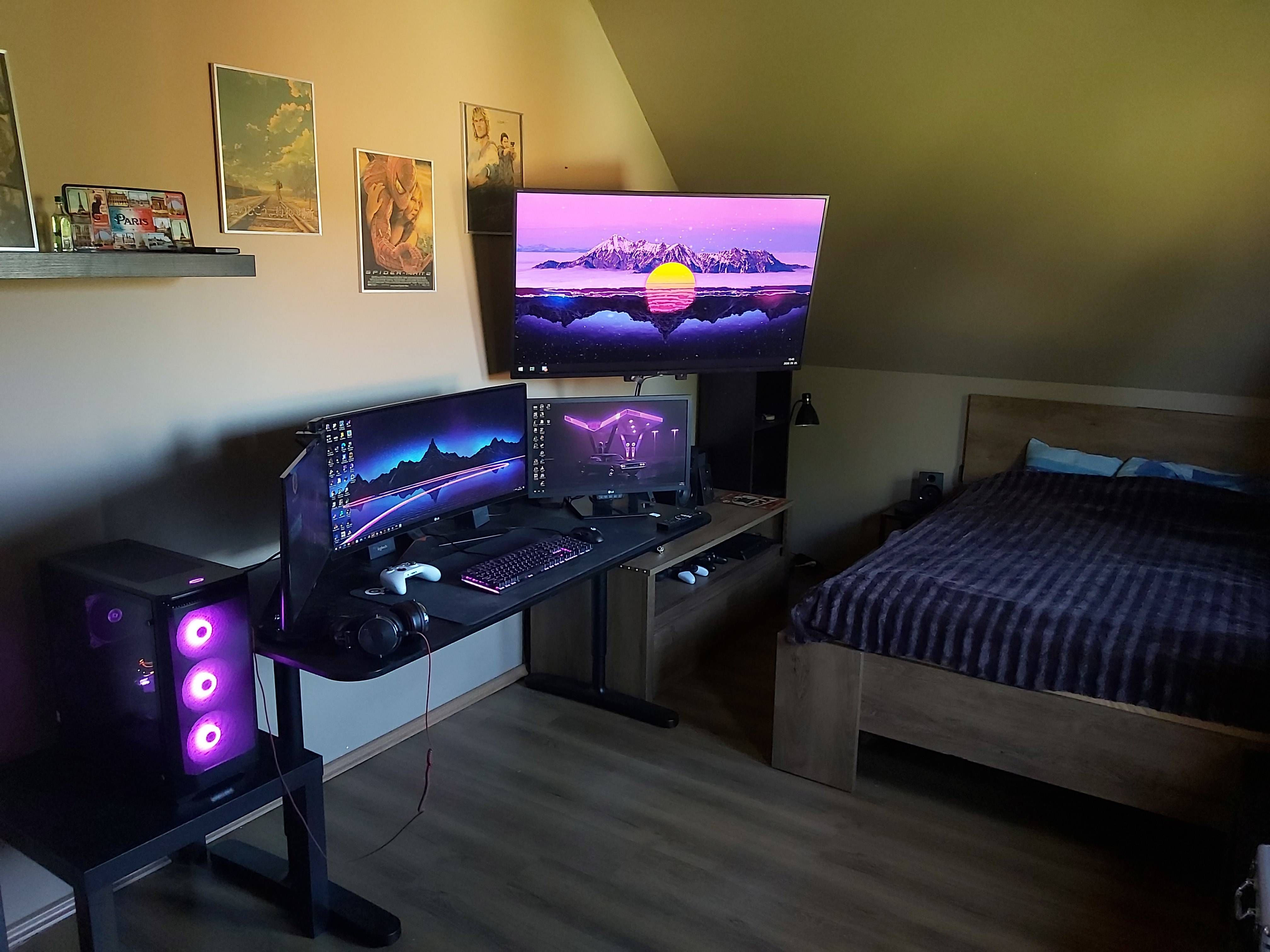 Wallpaper #Lh07LJMBlOZrFDOkAMrZ5 2030 Cool Gaming Room Setups Homyracks