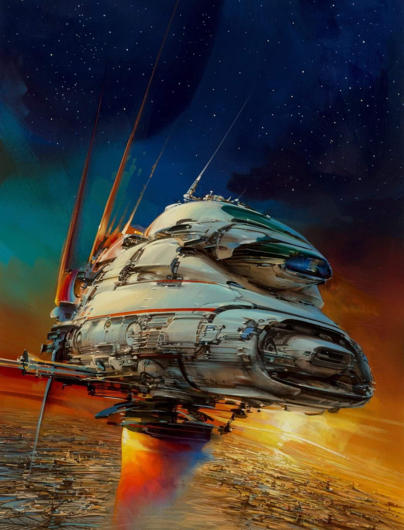 Wallpaper #KWch-ZIBSpphPi3-vozd57 Pin by Iwan Gunawan on John Berkey with Images Science Fiction