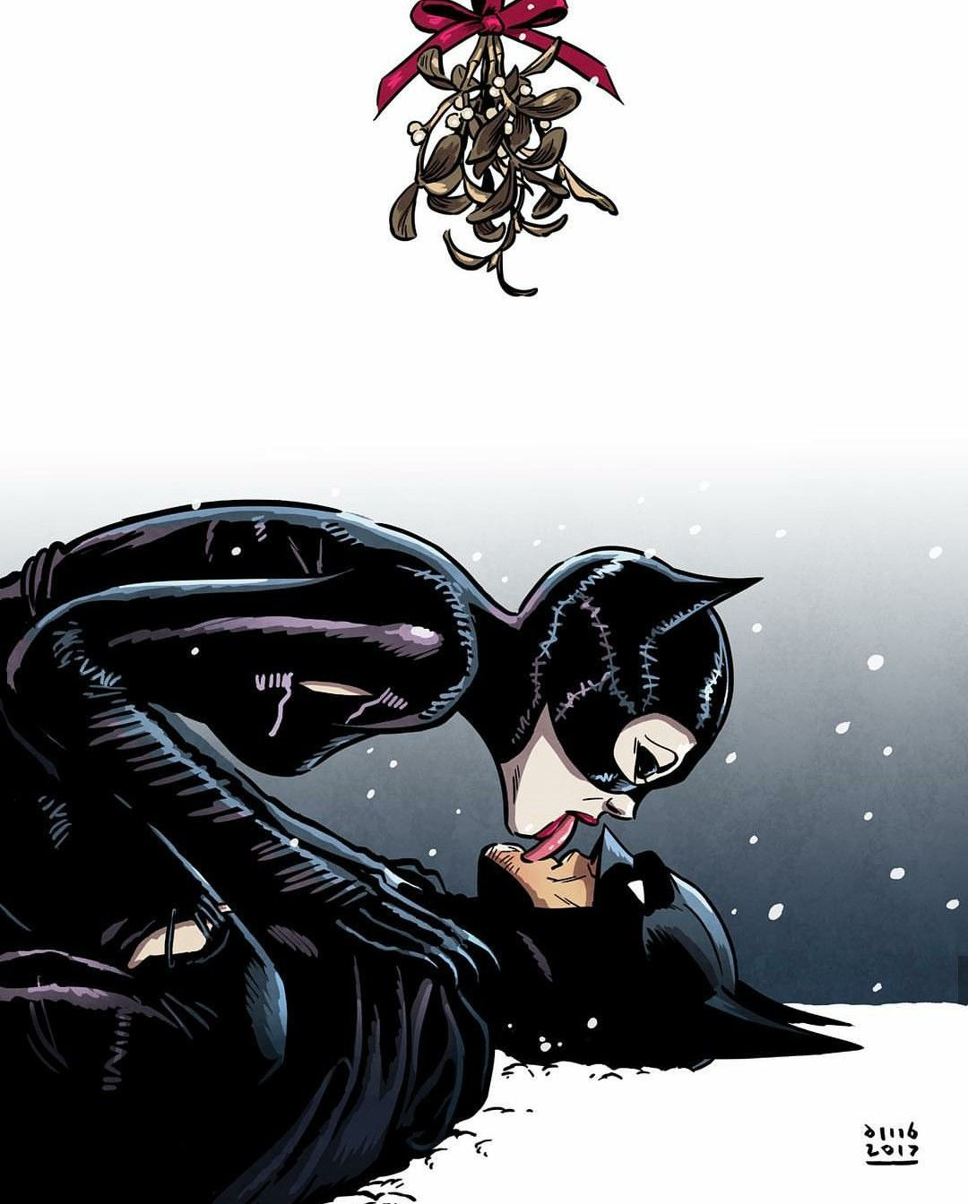 Wallpaper #363XMZMBKf019FdaGxGA285 Mistletoe Can Be Deadly if You Mean It Catwoman Drawing Batman and